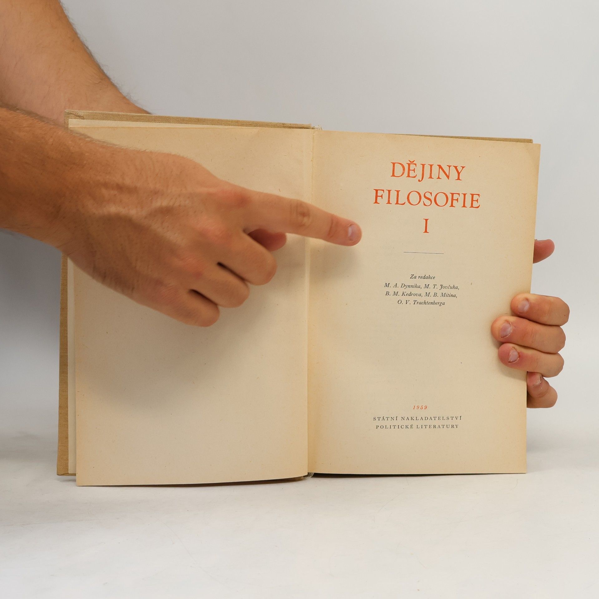 Autorenkollektiv Dějiny filosofie 1
