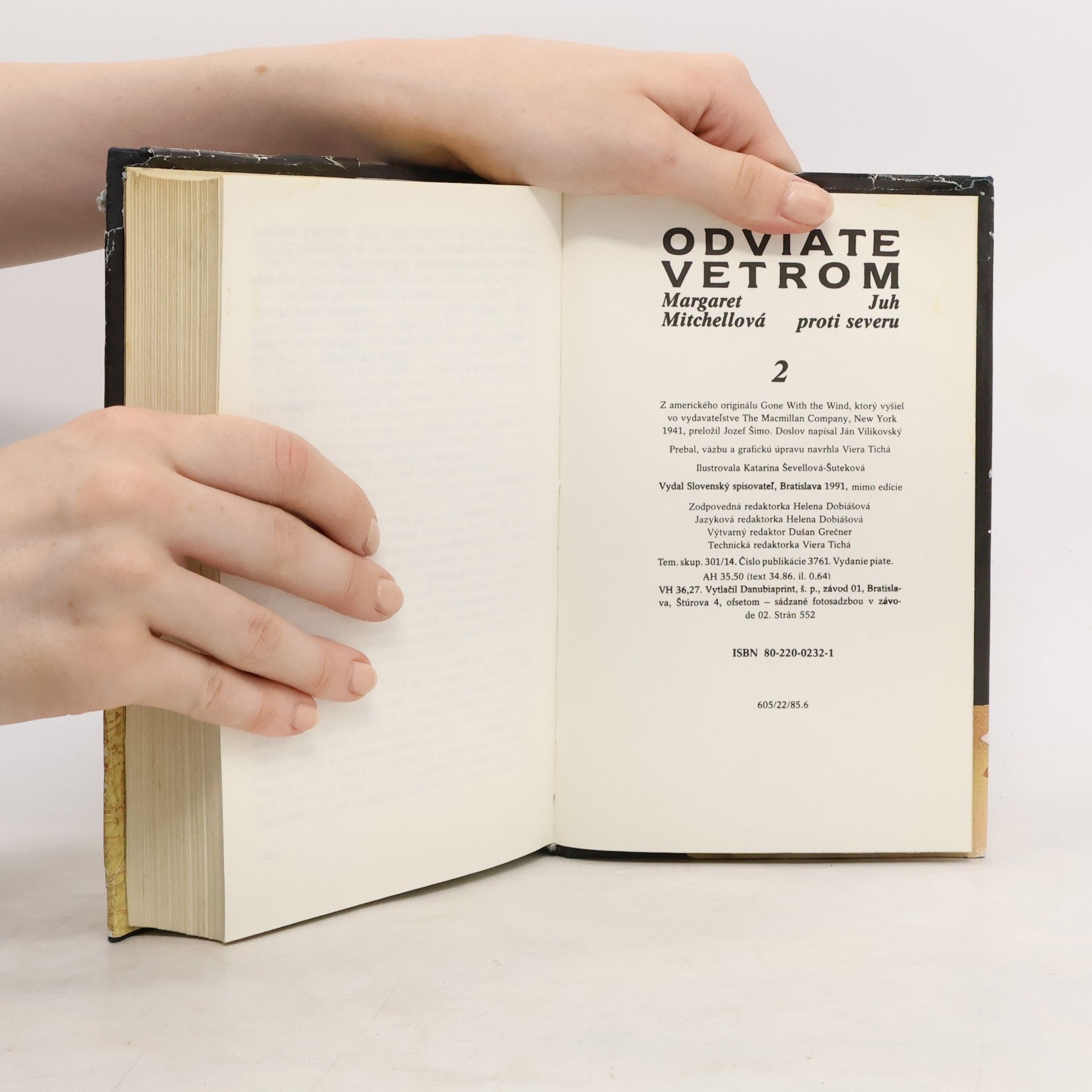 Margaret Mitchell Odviate vetrom 2. Juh proti severu