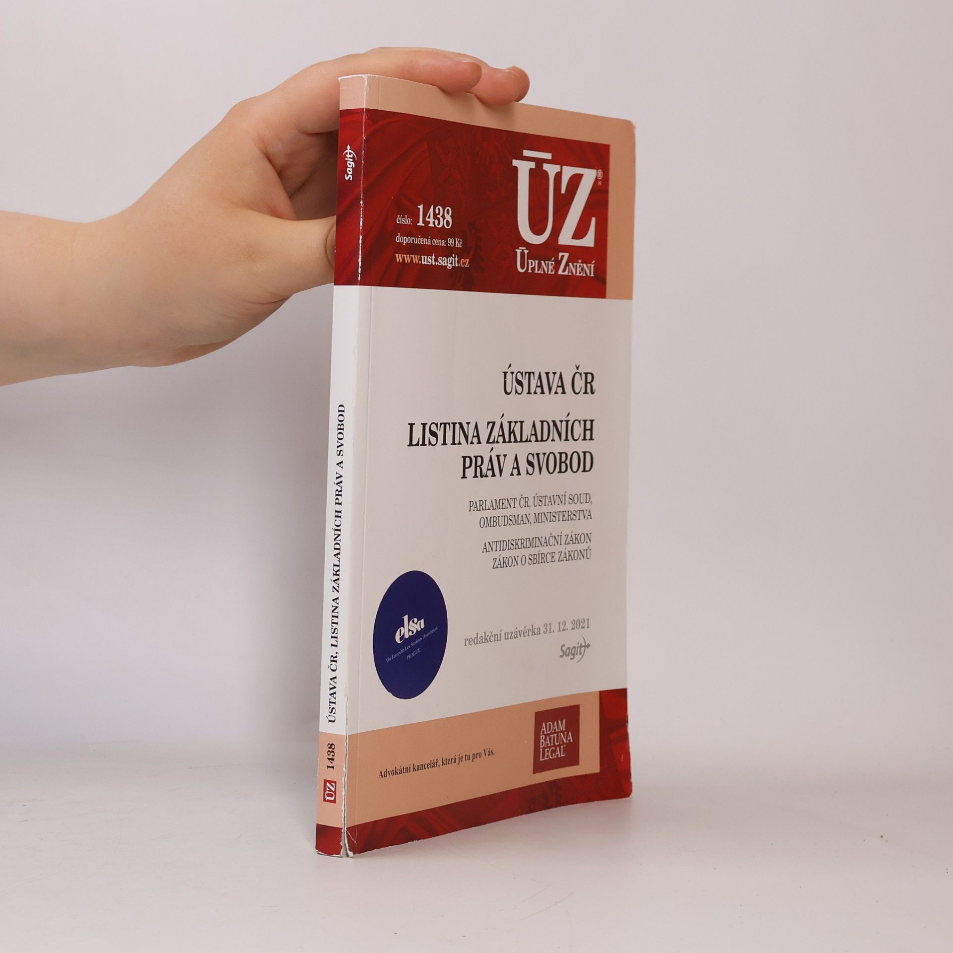 Kolektiv autorů ÚZ 1438. Ústava ČR, Listina základních práv a svobod