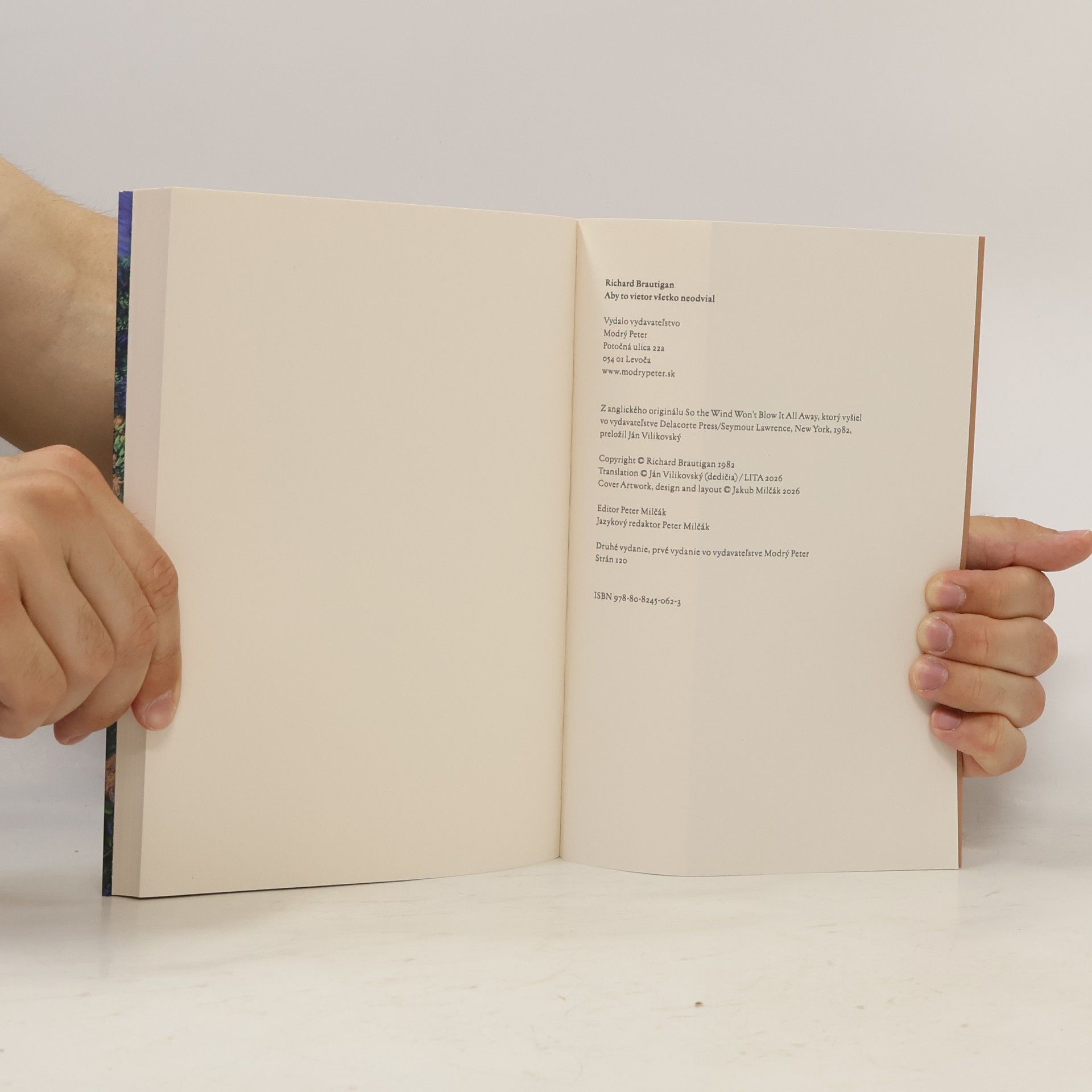 Richard Brautigan Aby to vietor všetko neodvial