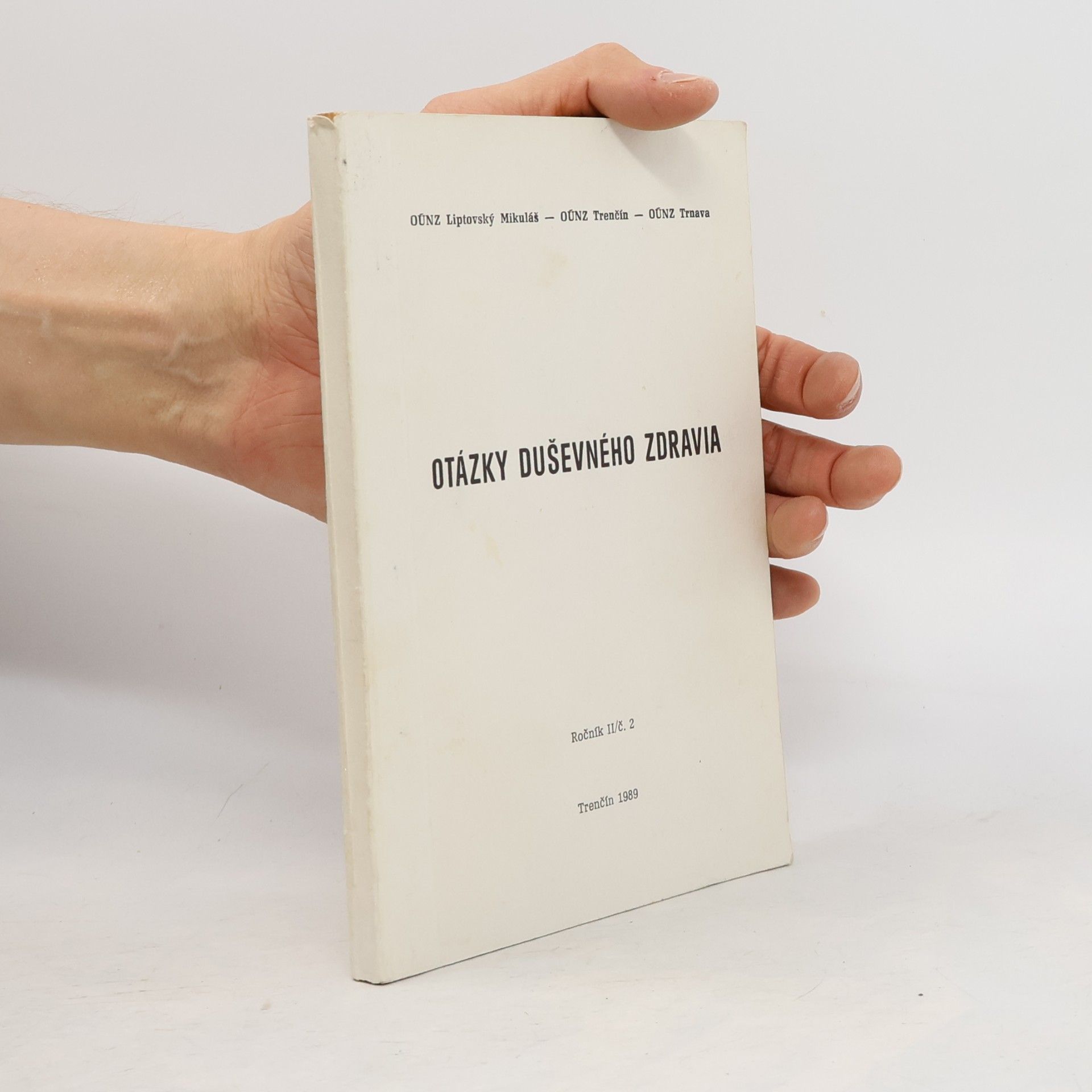 Collectif d'auteurs Otázky duševného zdravia