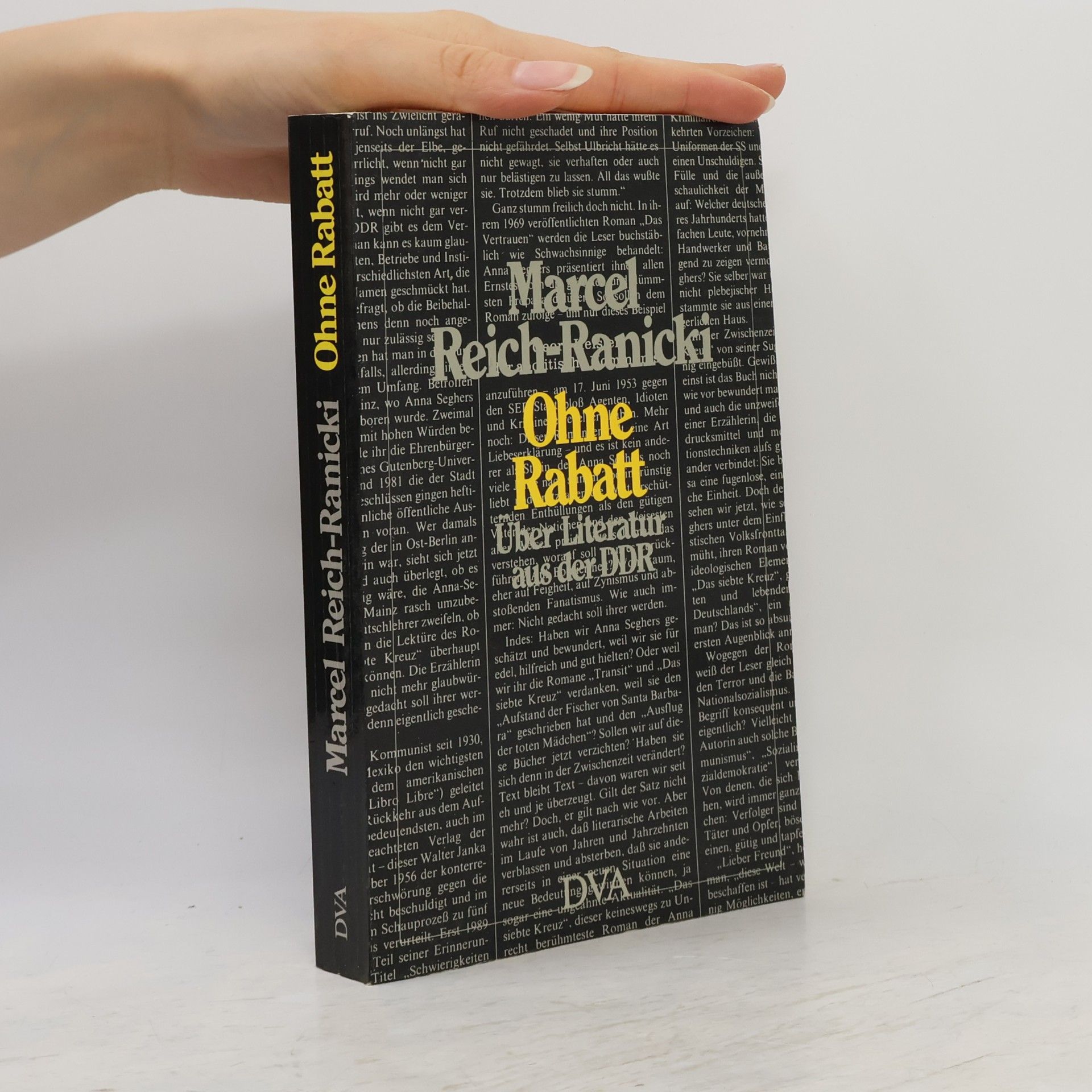 Marcel Reich-Ranicki Ohne Rabatt