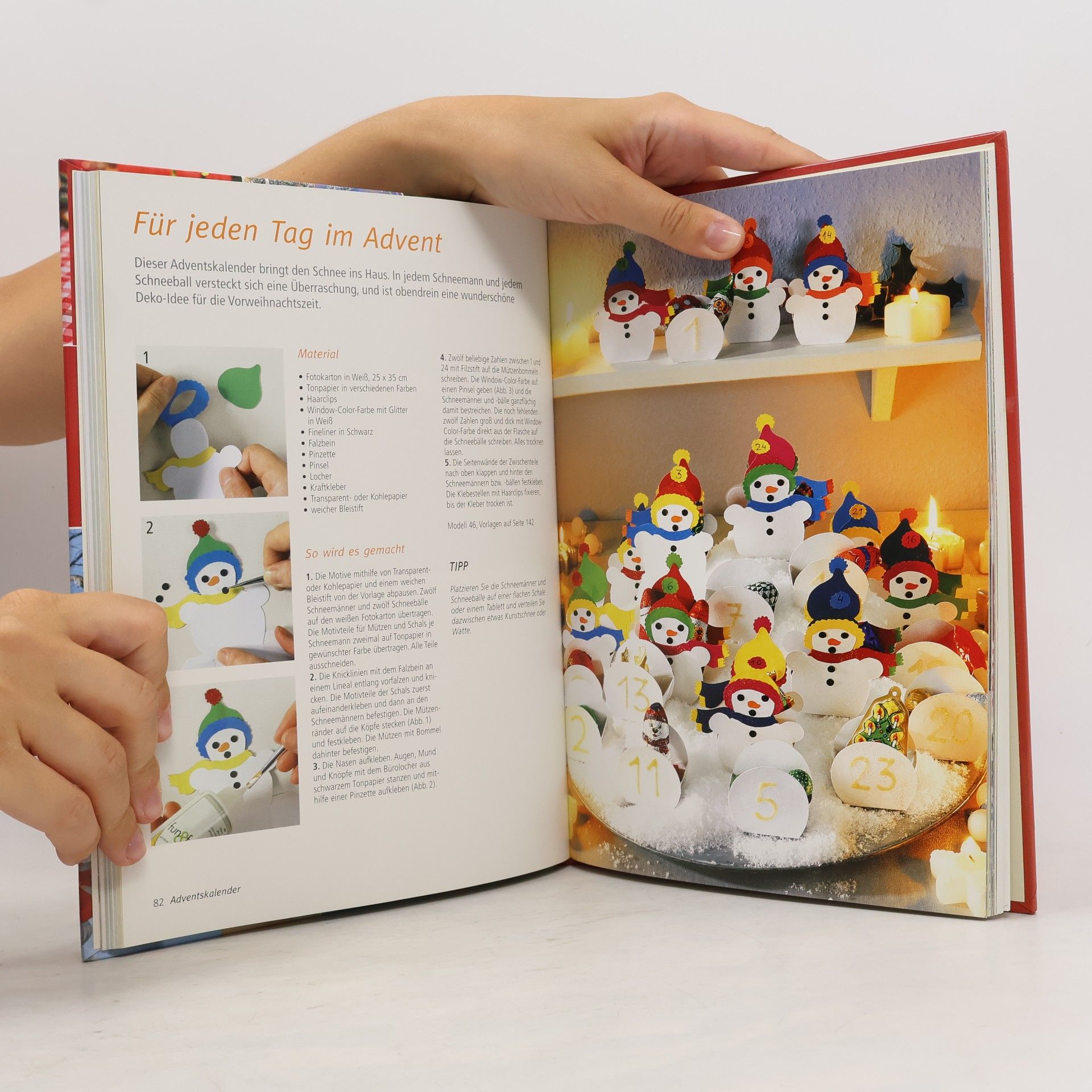 Das große Bastelbuch zur Weihnachtszeit