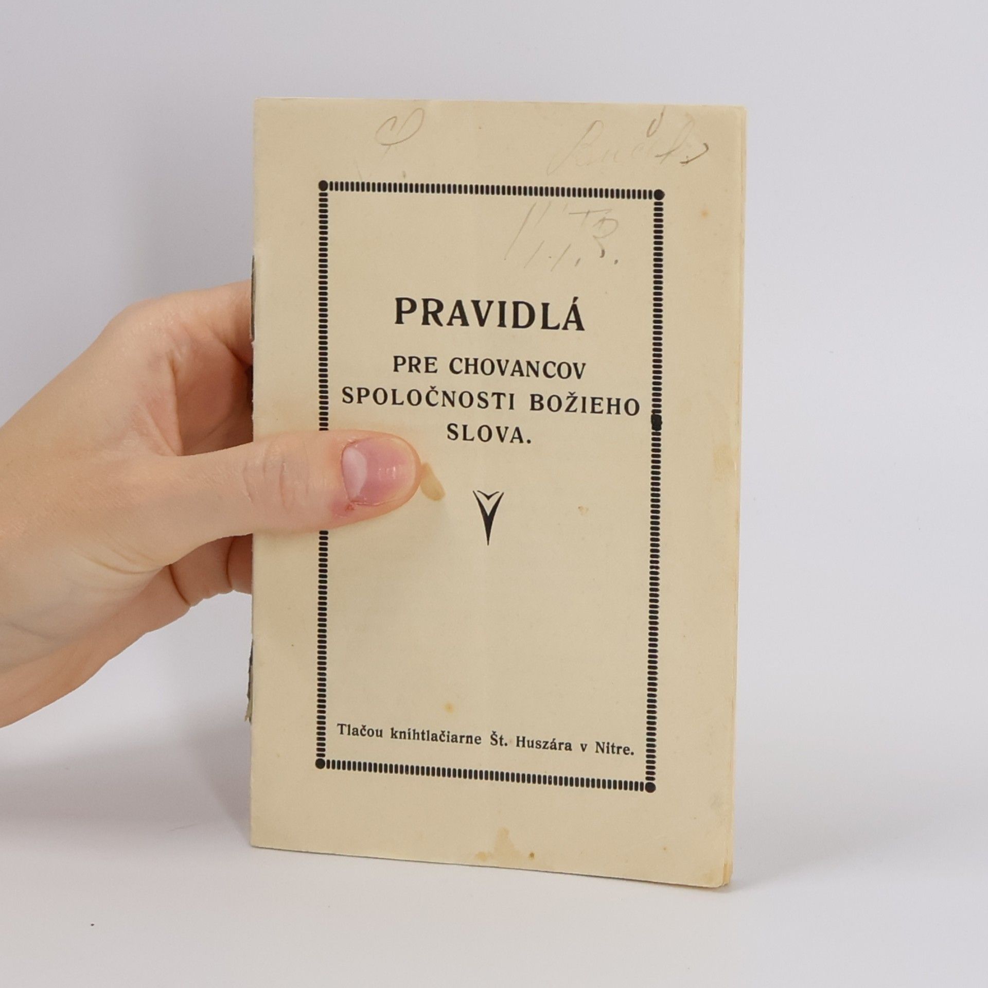Collectif d'auteurs Pravidlá pre chovancov Spoločnosti Božieho slova