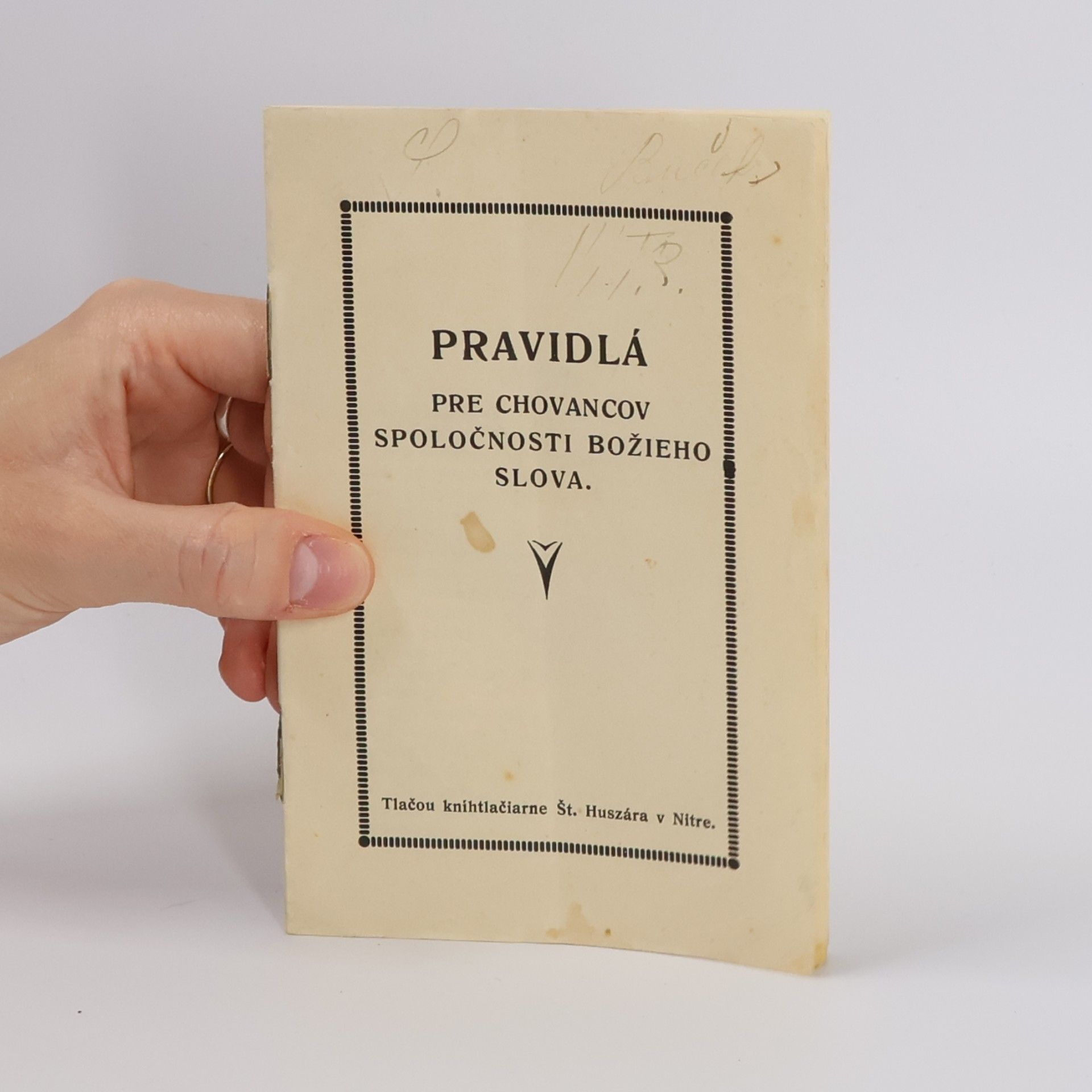 Collectif d'auteurs Pravidlá pre chovancov Spoločnosti Božieho slova