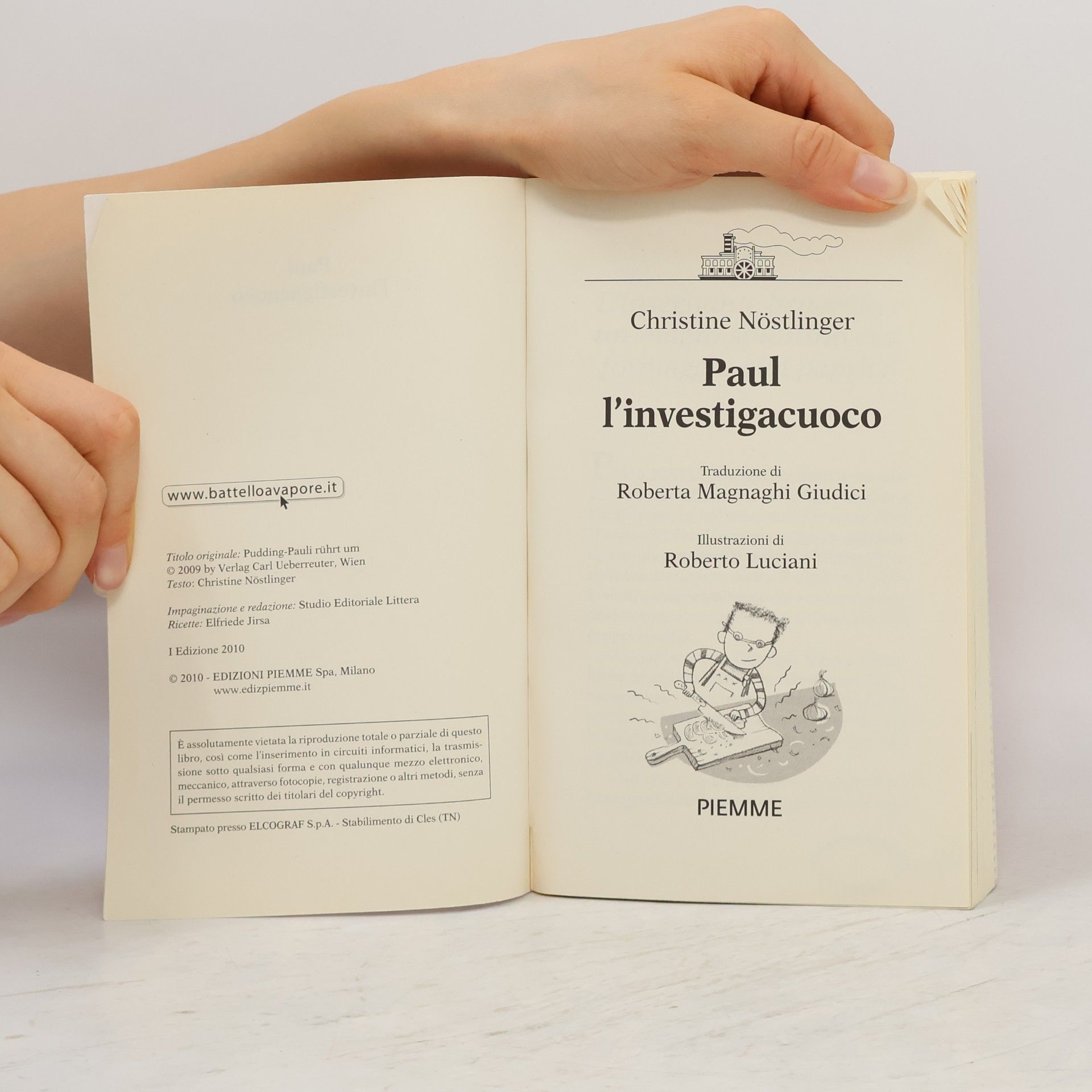 Christine Nöstlingerová Serie Arancio - 123: Paul l'investigacuoco