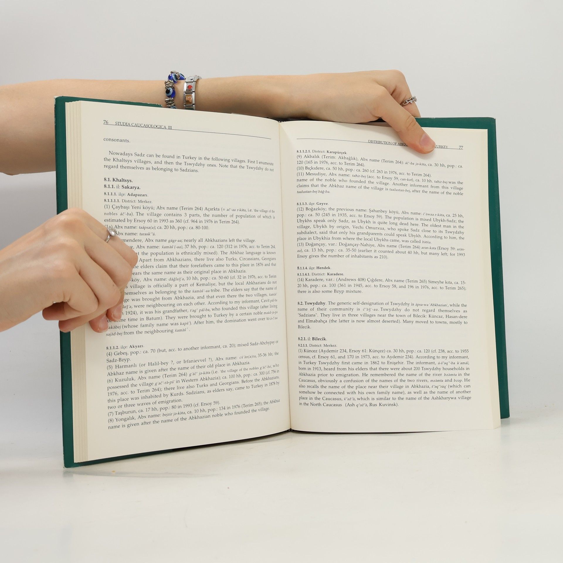 A. Sumru Özsoy Studia Caucasologica - 3: Proceedings of the Conference on Northwest Caucasian Linguistics, 10-12 October 1994