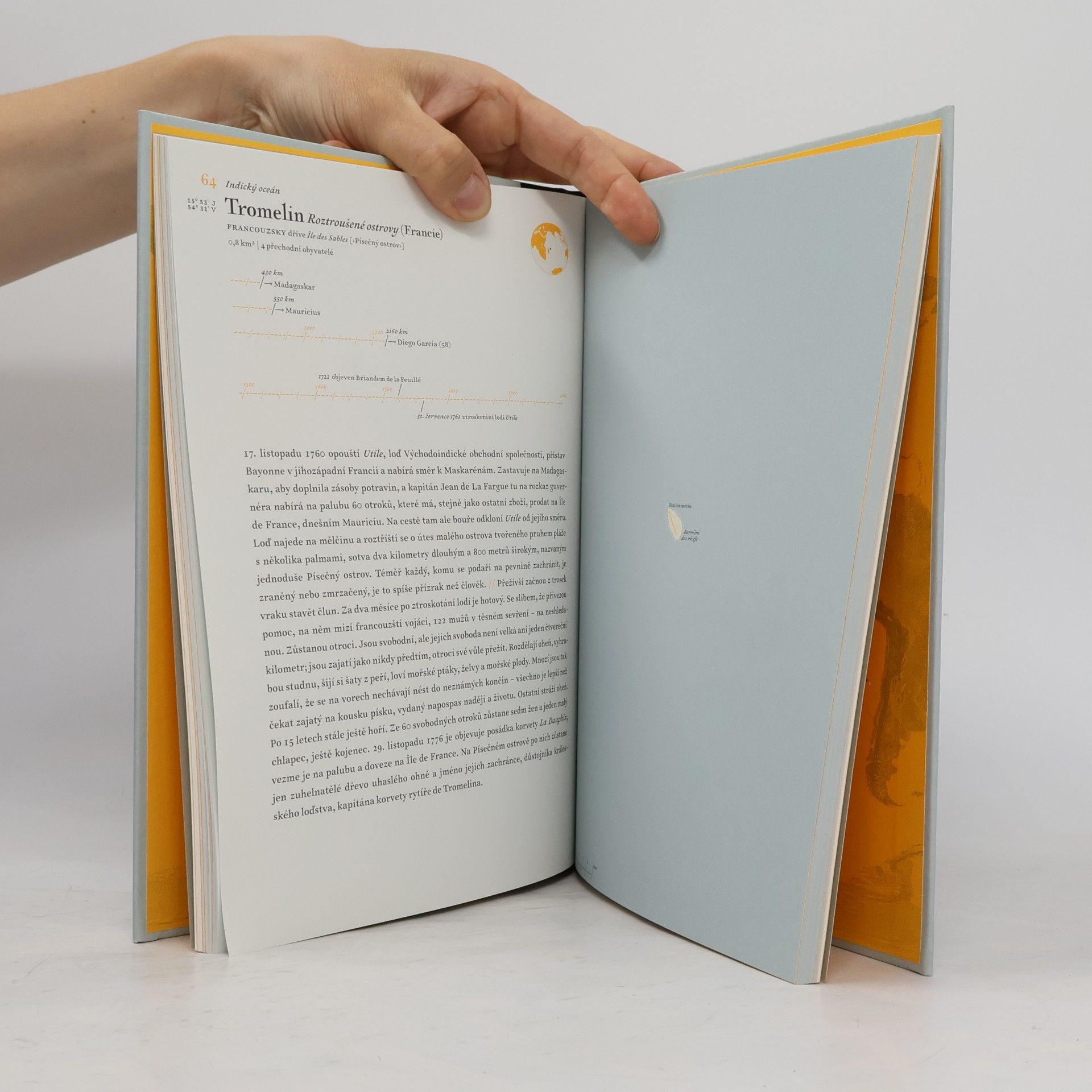Judith Schalansky Atlas odlehlých ostrovů. Padesát ostrovů, které jsem nikdy nenavštívila a nikdy nenavštívím