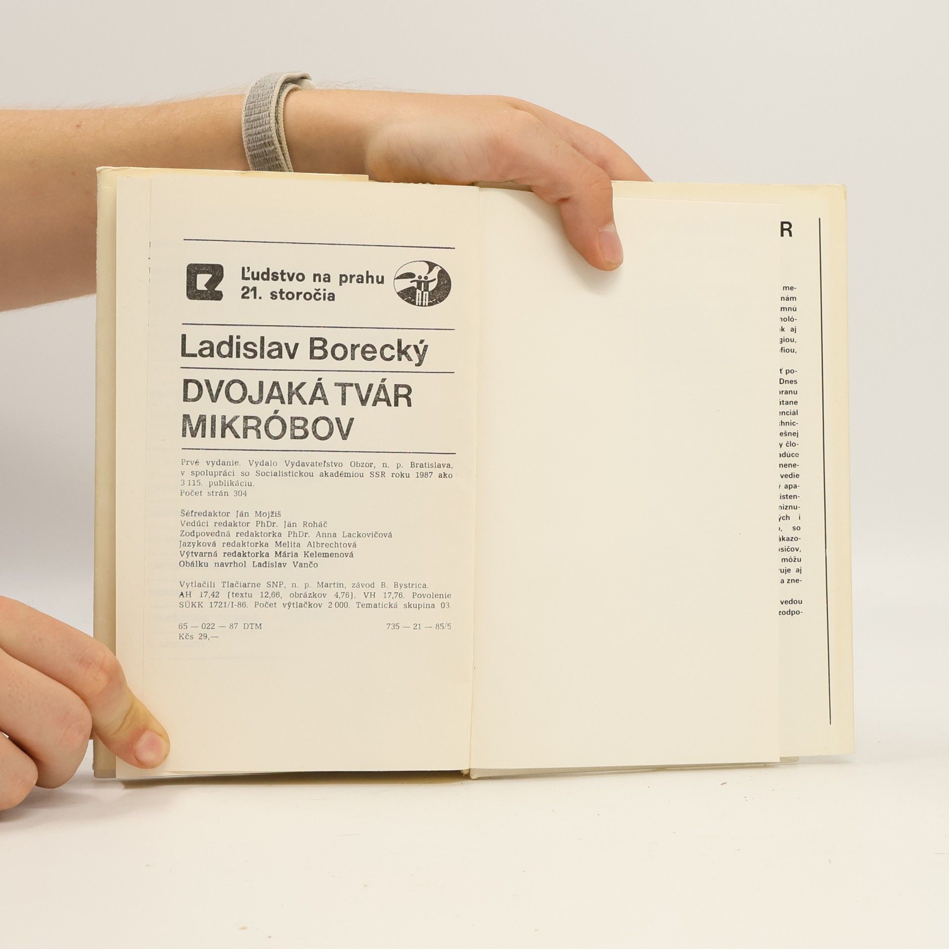 Ladislav Borecký Dvojaká tvár mikróbov