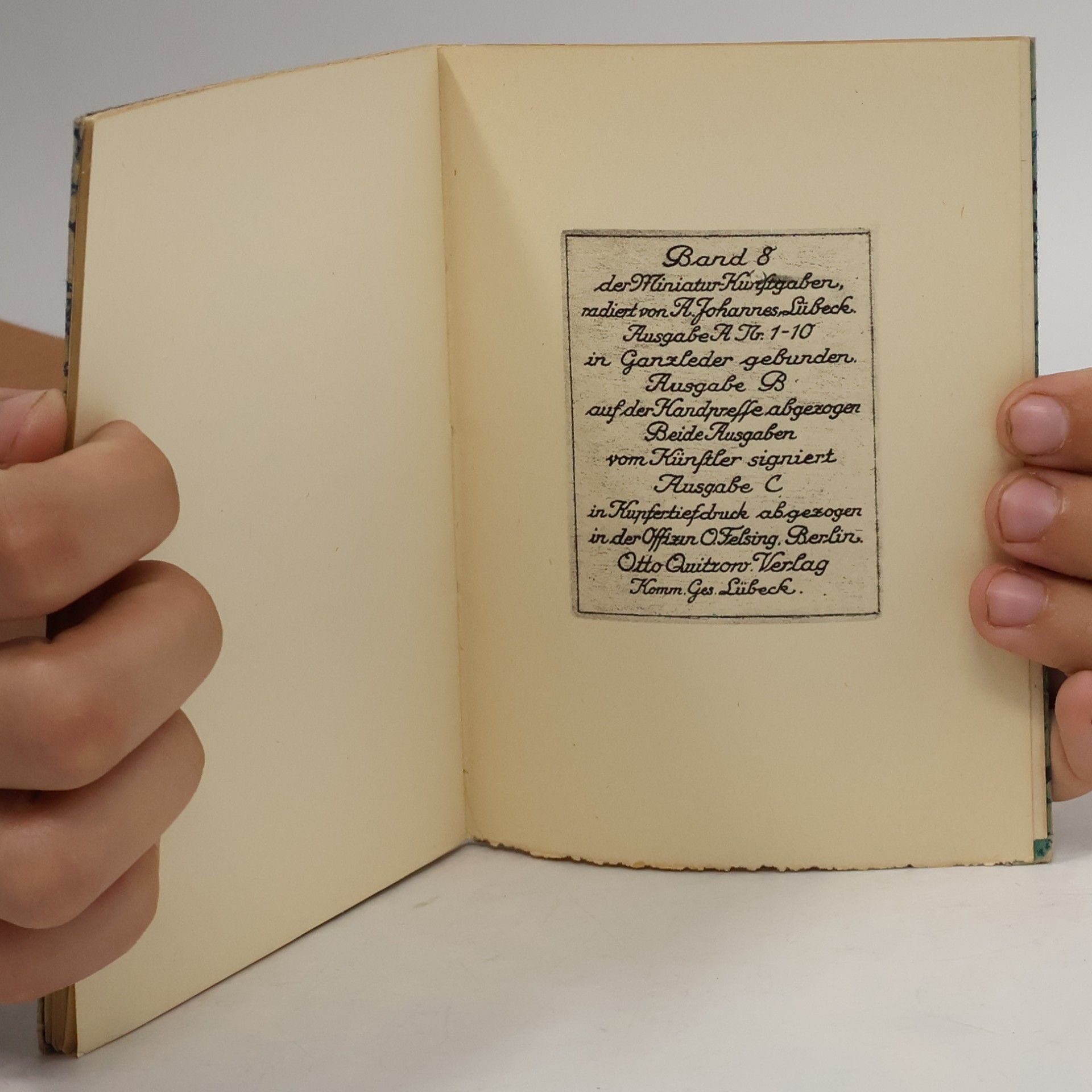 Johann Wolfgang von Goethe Miniatur-Kunstgaben 8: Ostern