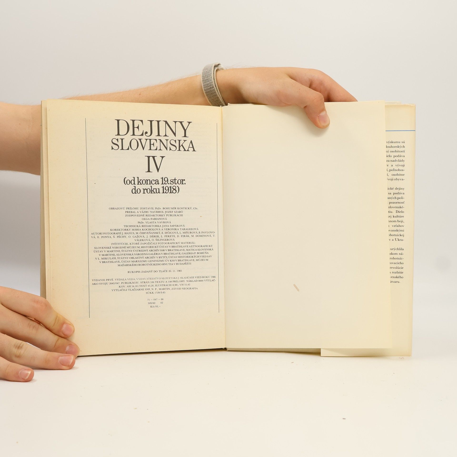 Various authors Dejiny Slovenska IV