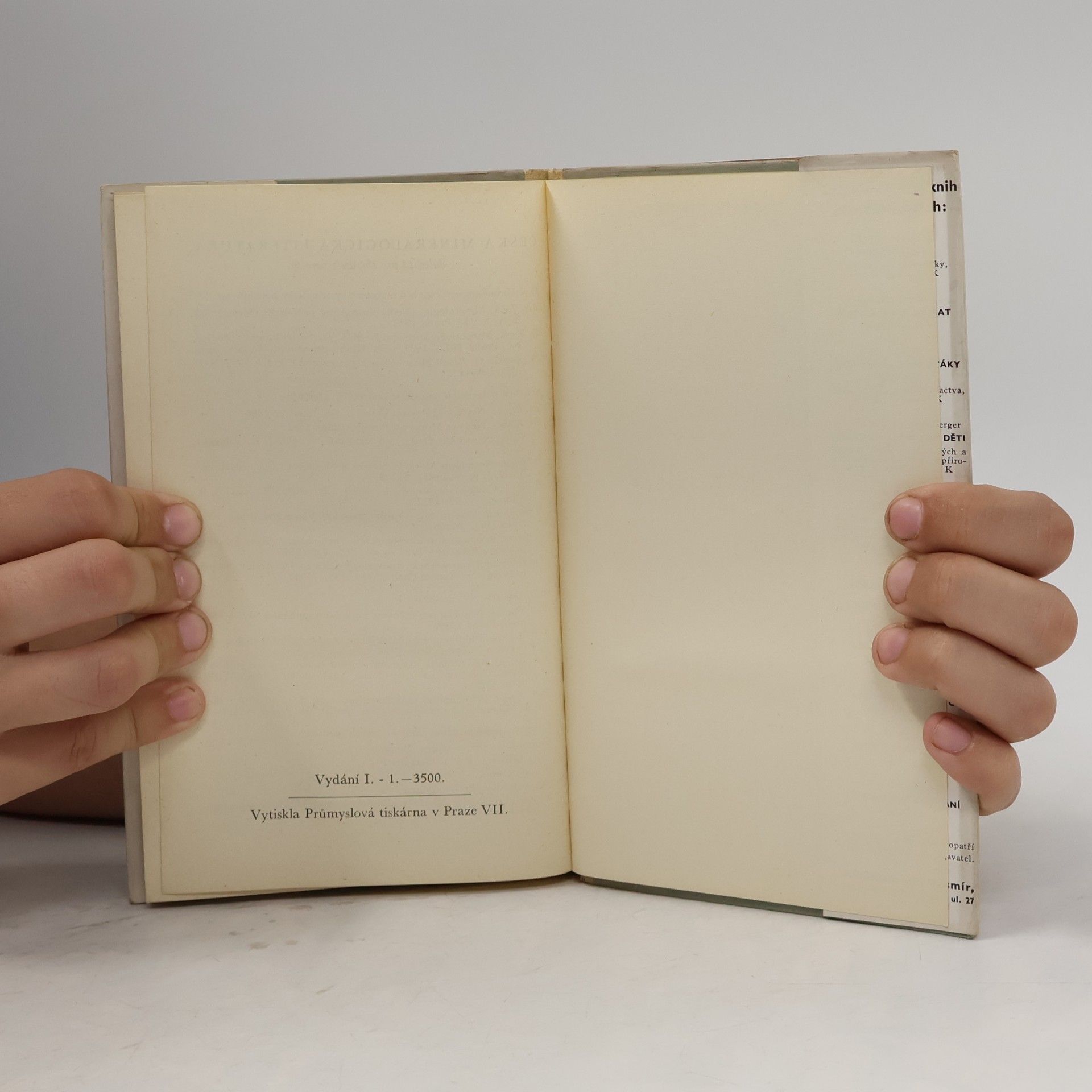 Karel Tuček Naše nerosty. Jejich sběr a určování