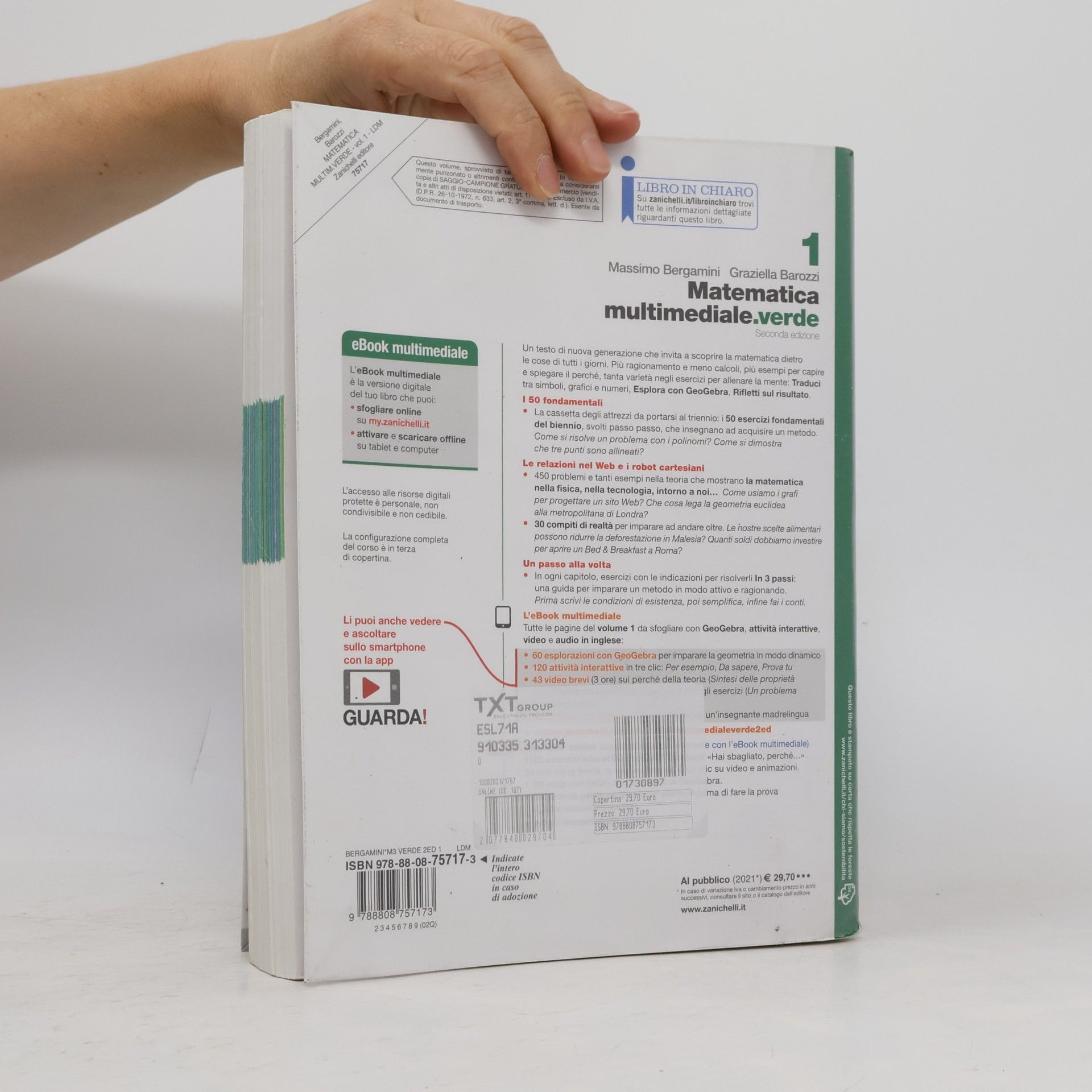 Massimo Bergamini Matematica multimediale.verde 1