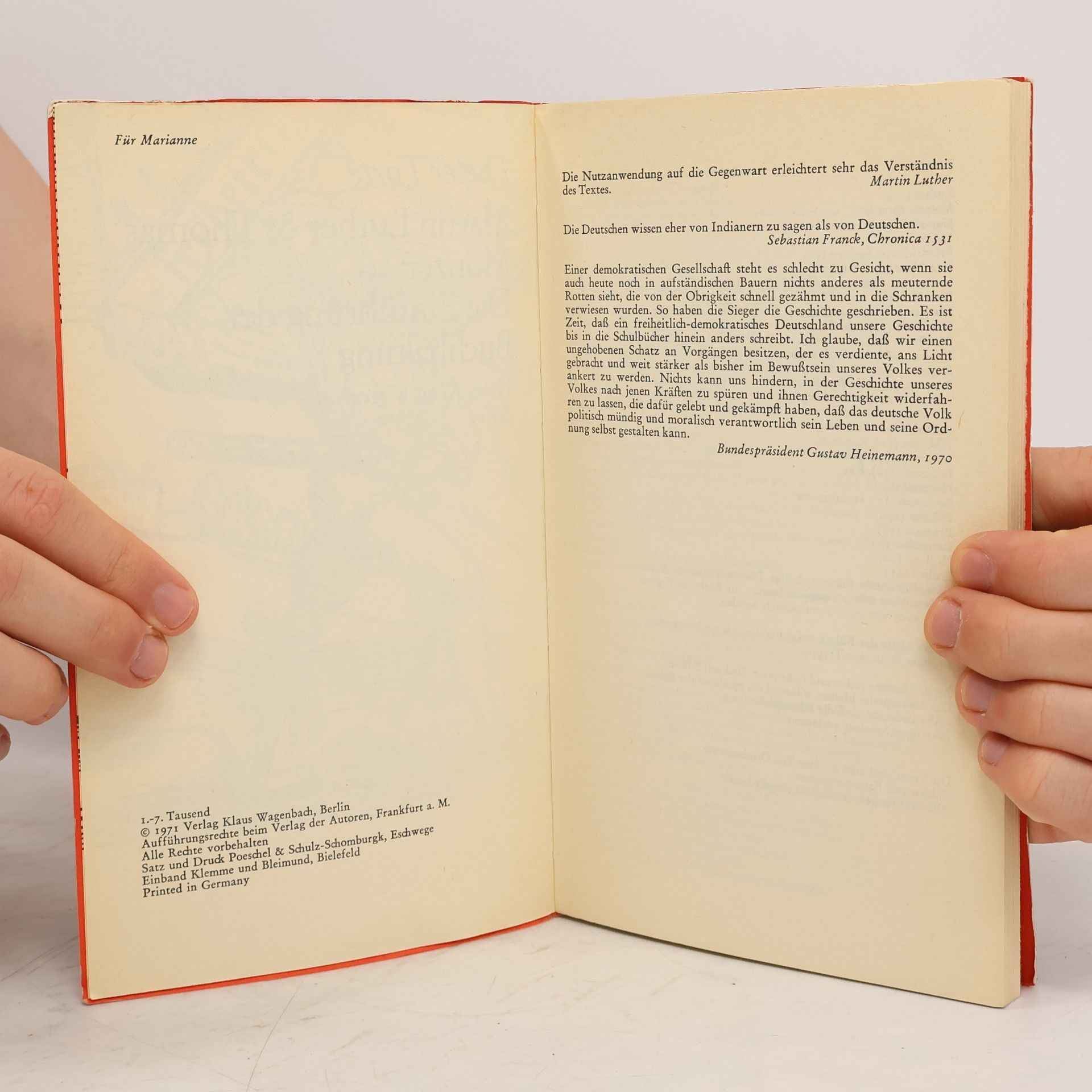 Dieter Forte Martin Luther & Thomas Münzer oder Die Einführung der Buchhaltung