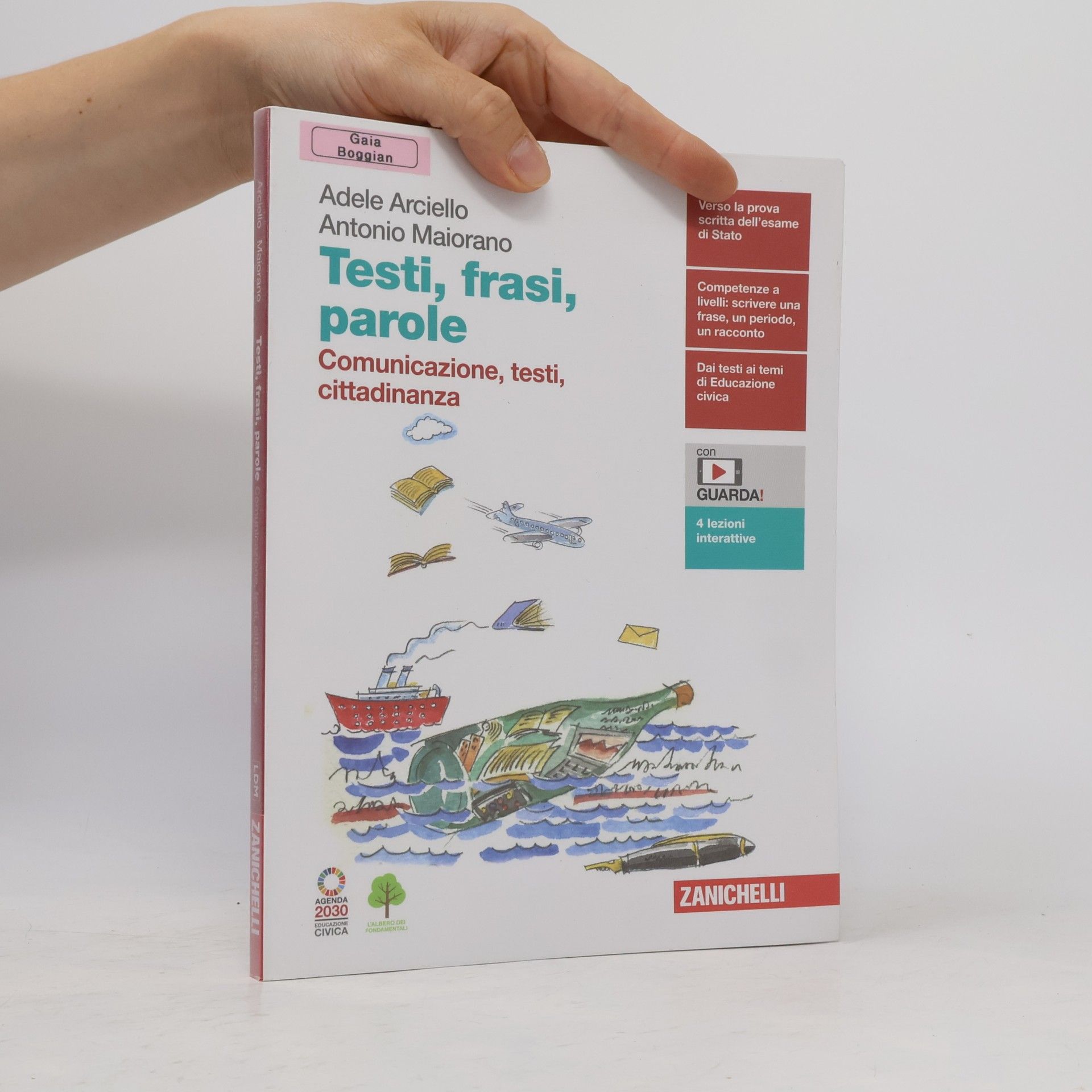 Gaia Boggian Testi, frasi, parole. Grammatica e lessico-Comunicazione, testi, cittadinanza. Per le Scuole superiori. Con e-book. Con espansione online