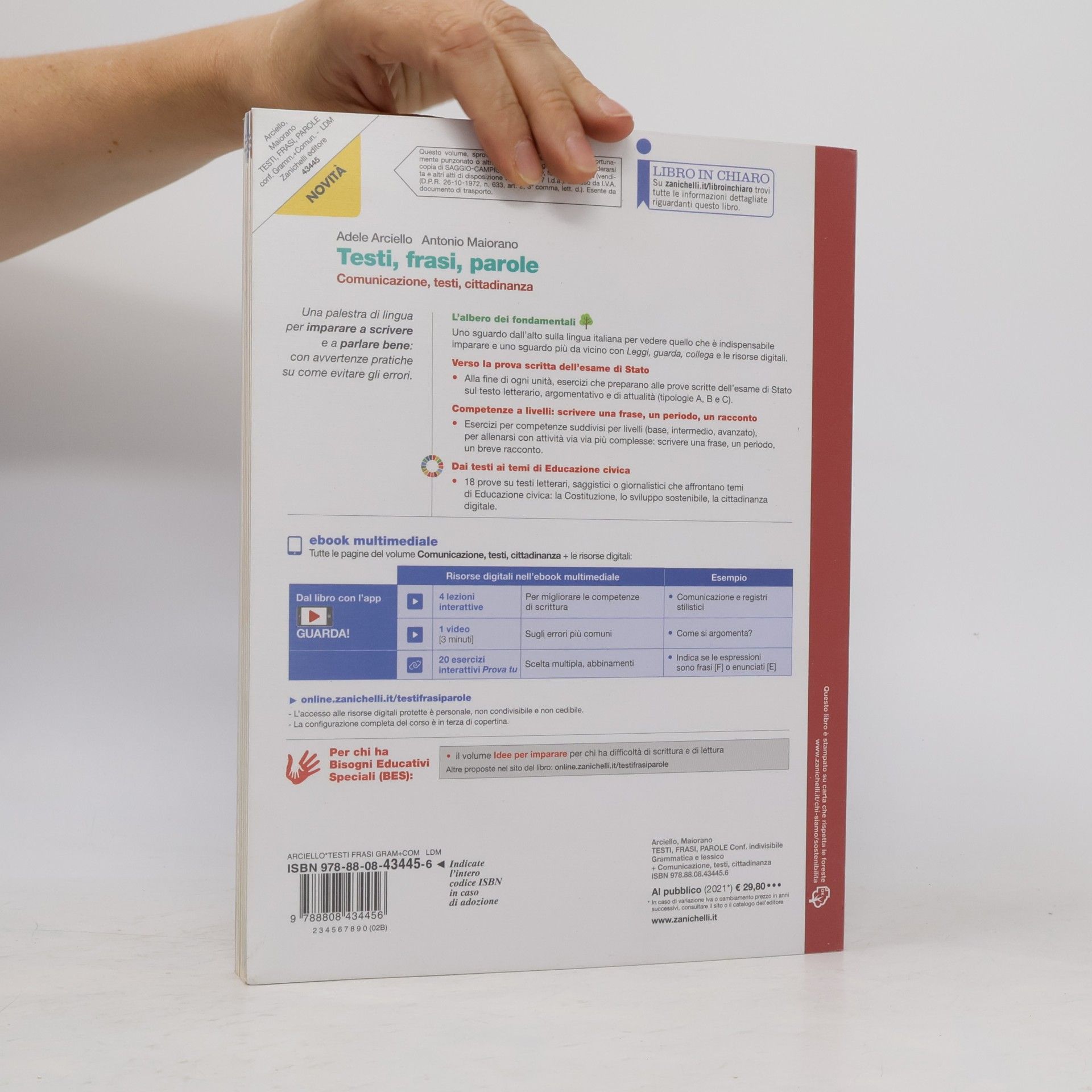 Adele Arciello Testi, frasi, parole. Grammatica e lessico-Comunicazione, testi, cittadinanza. Per le Scuole superiori. Con e-book. Con espansione online