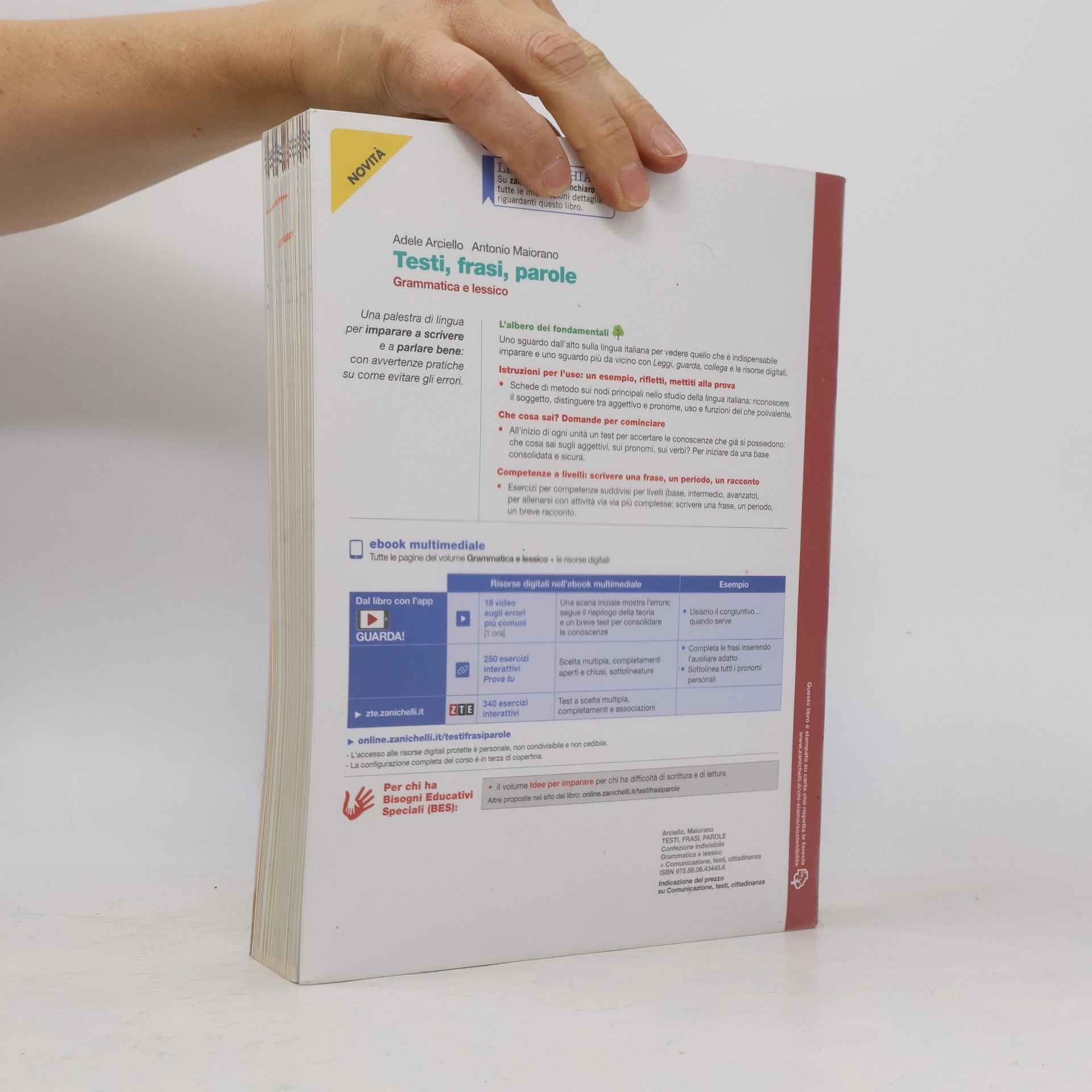 Adele Arciello Testi, frasi, parole. Grammatica e lessico. Per le Scuole superiori. Con e-book. Con espansione online