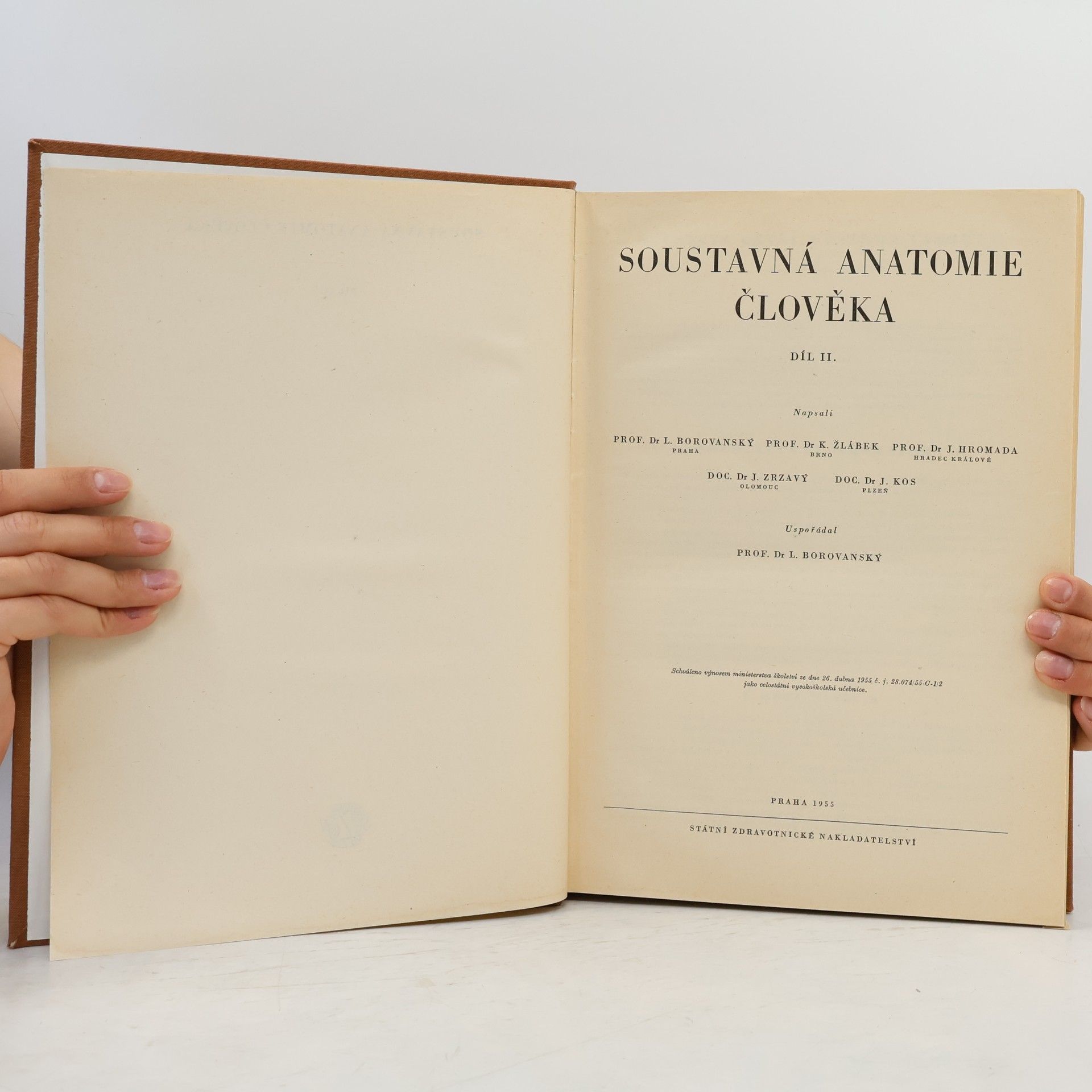 Collectif d'auteurs Soustavná anatomie člověka II.