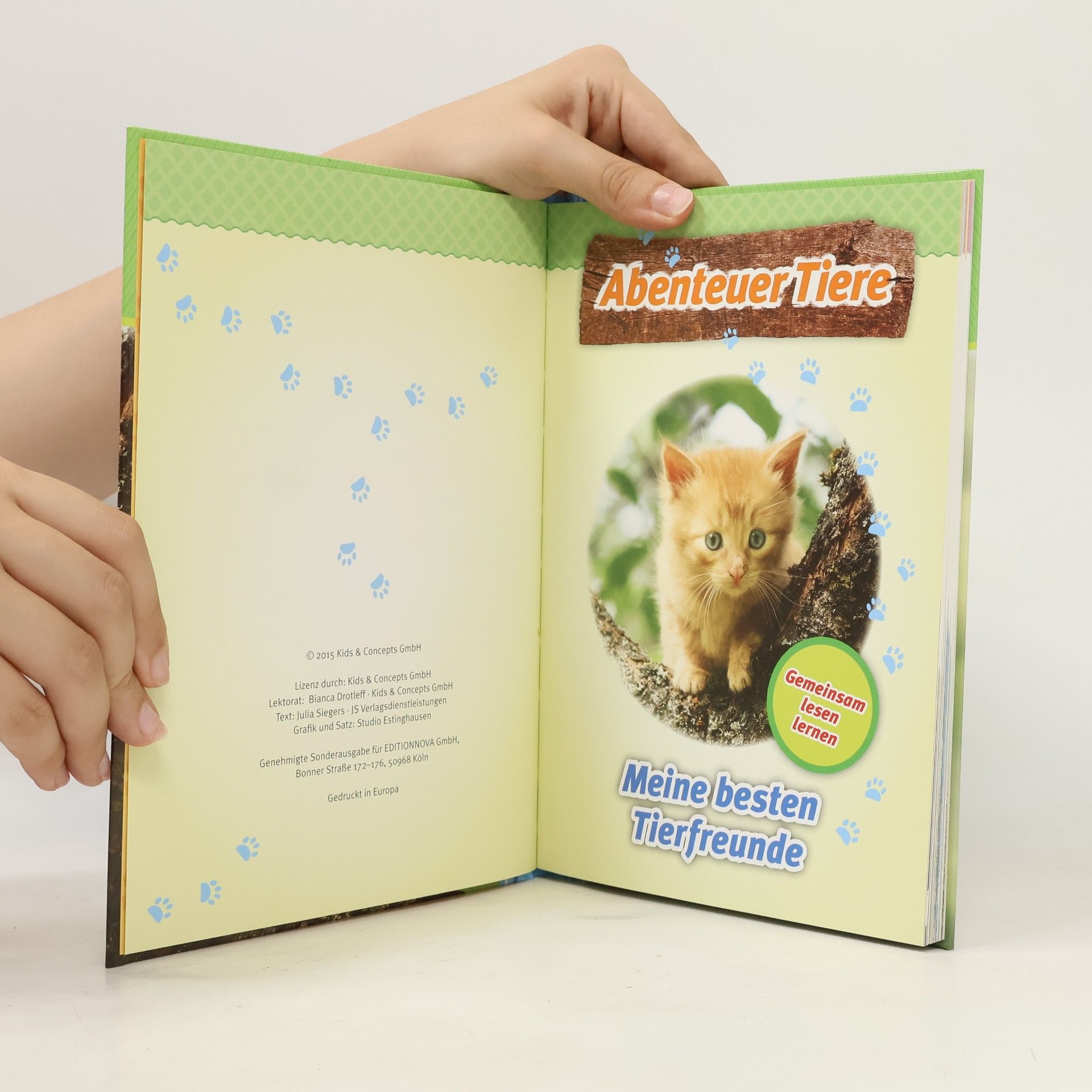 Various authors Abenteuer Tiere. Meine besten Tierfreunde
