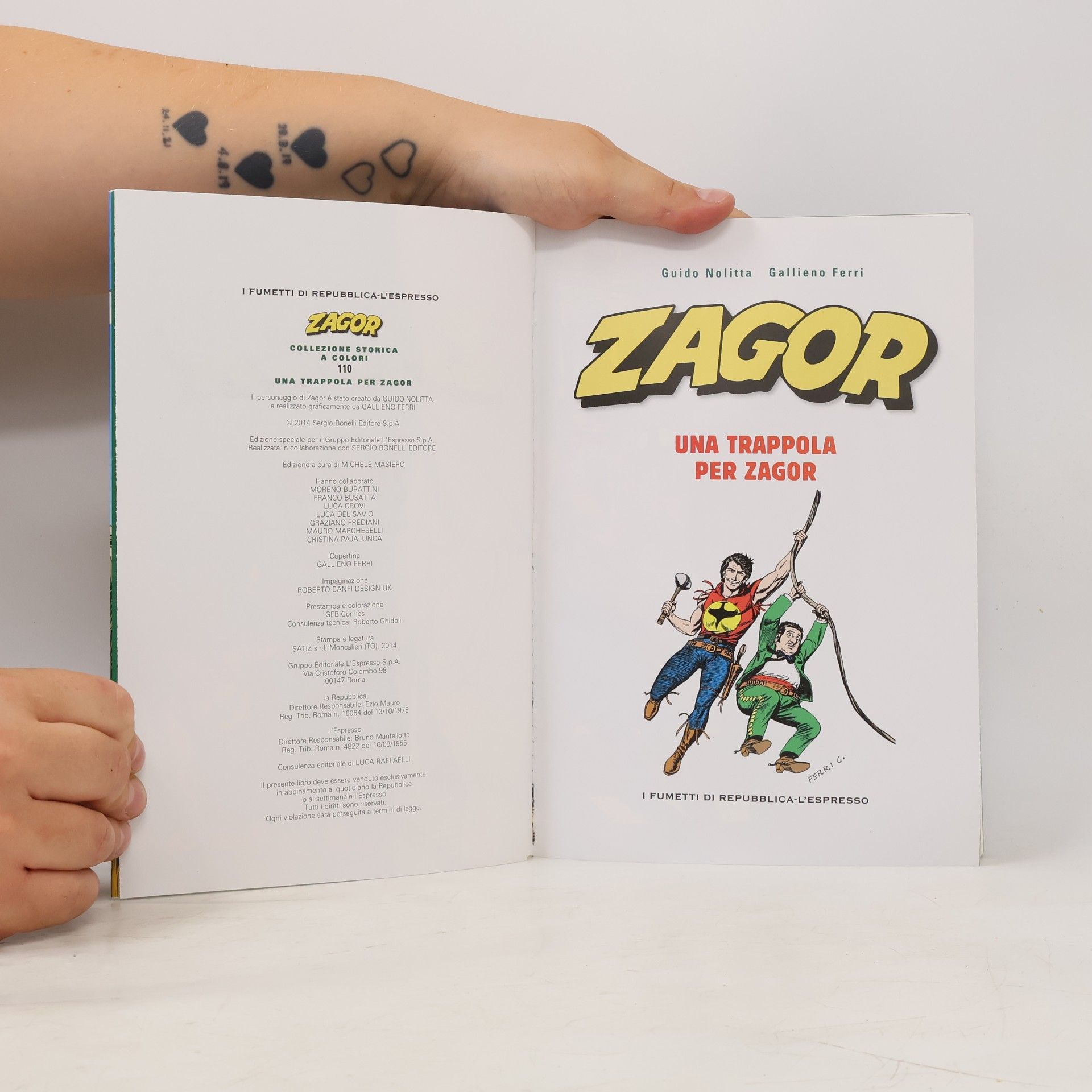 Kolektiv autorů Zagor 110: Una trappola per Zagor