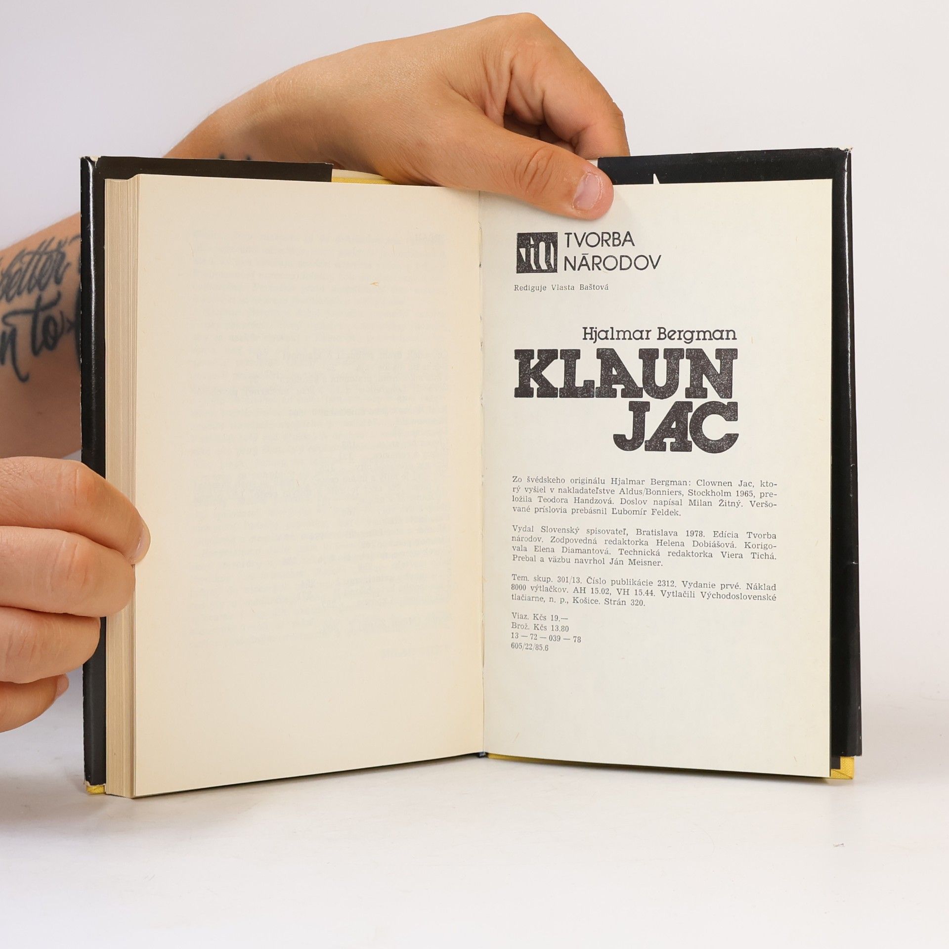 Hjalmar Bergman Klaun Jac