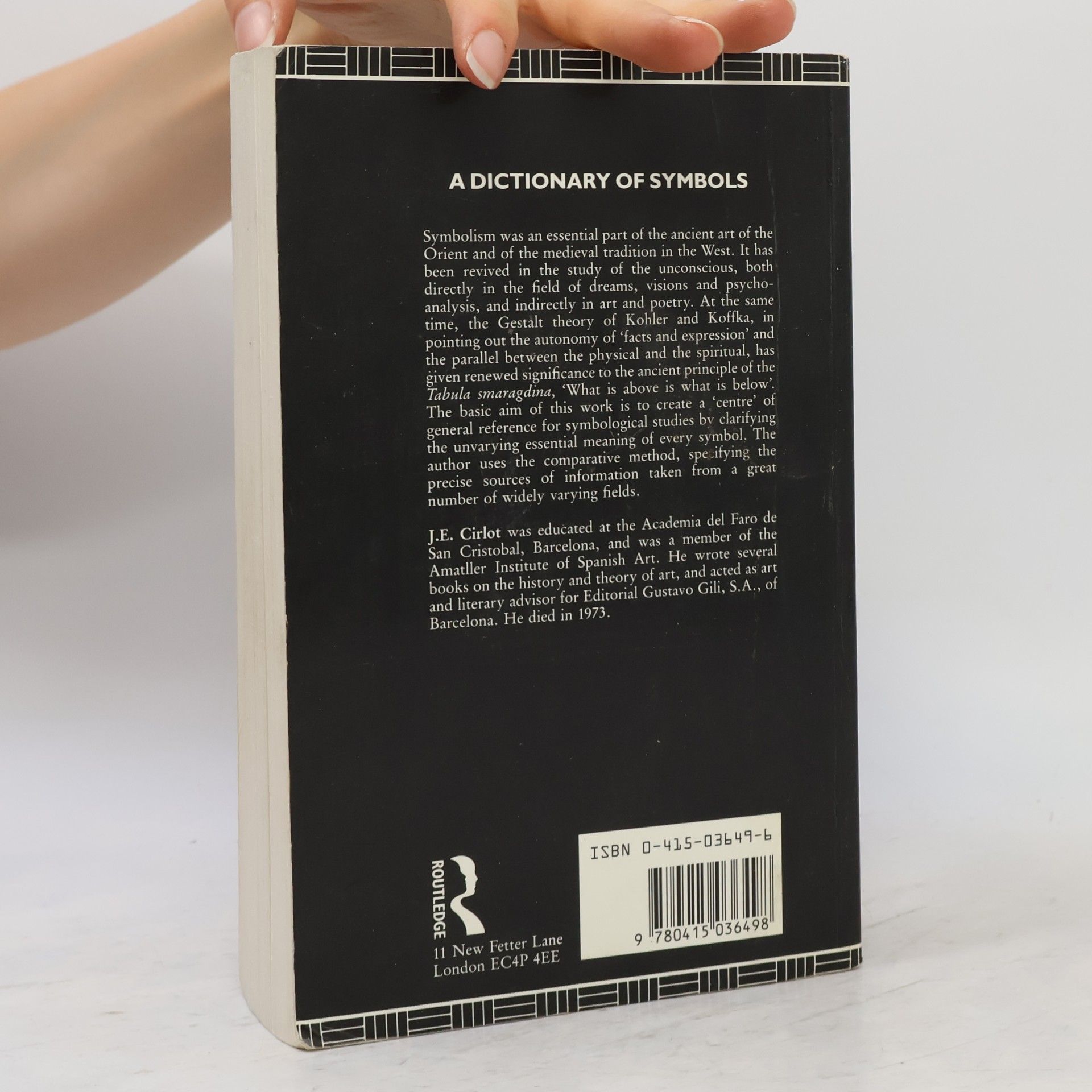 Juan-Eduardo Cirlot Dictionary of Symbols