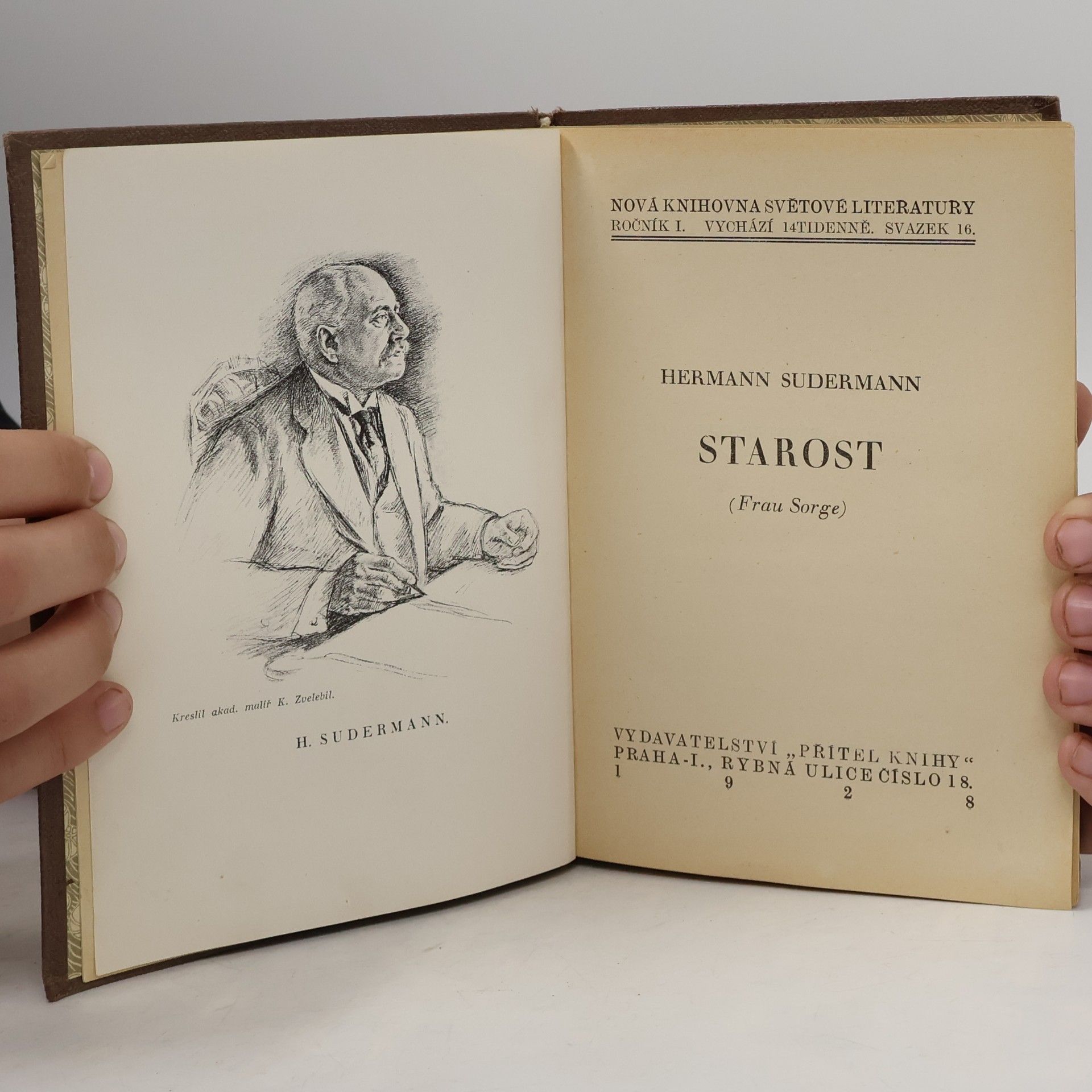 Hermann Sudermann Starost