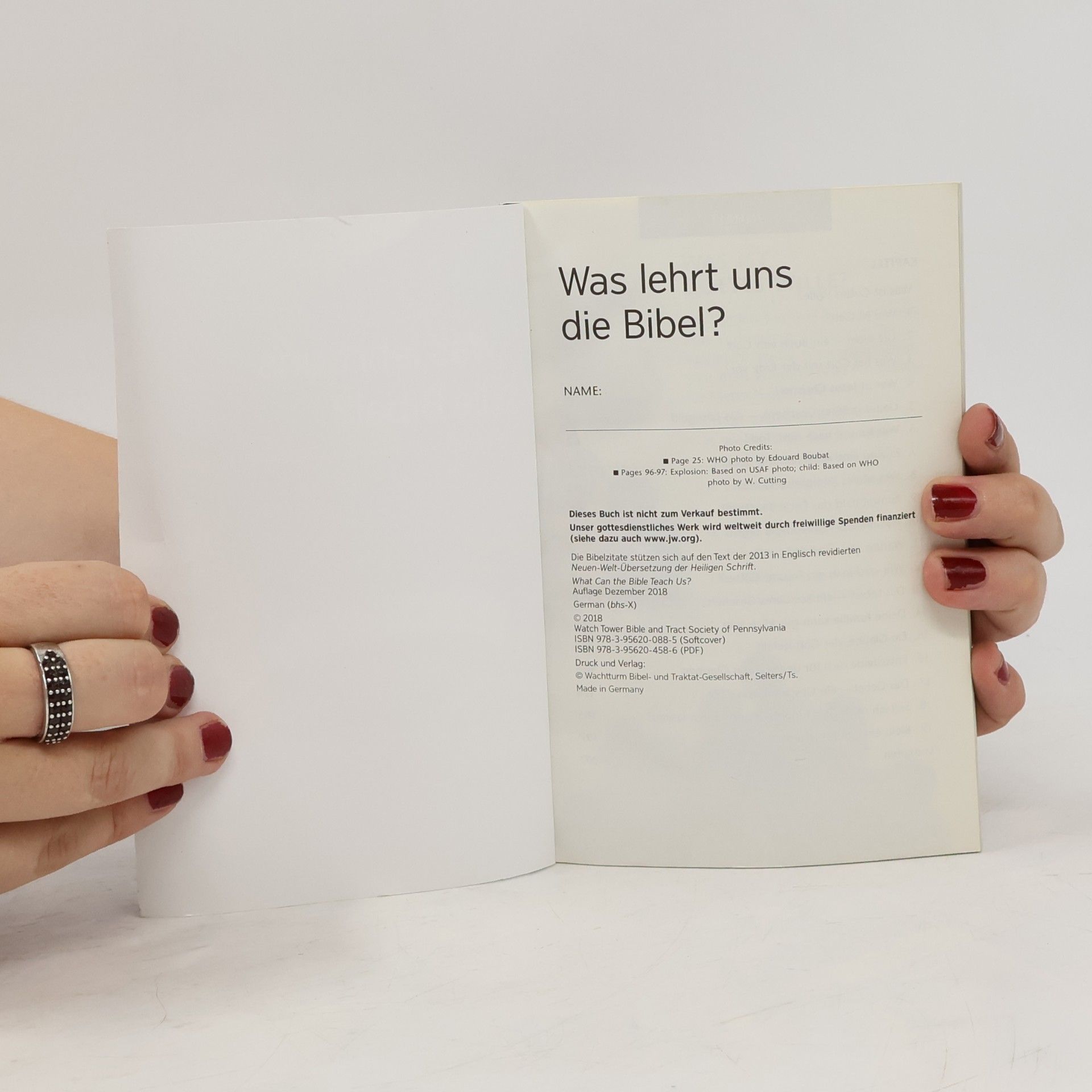 Autorenkollektiv Was lehrt uns die Bibel?