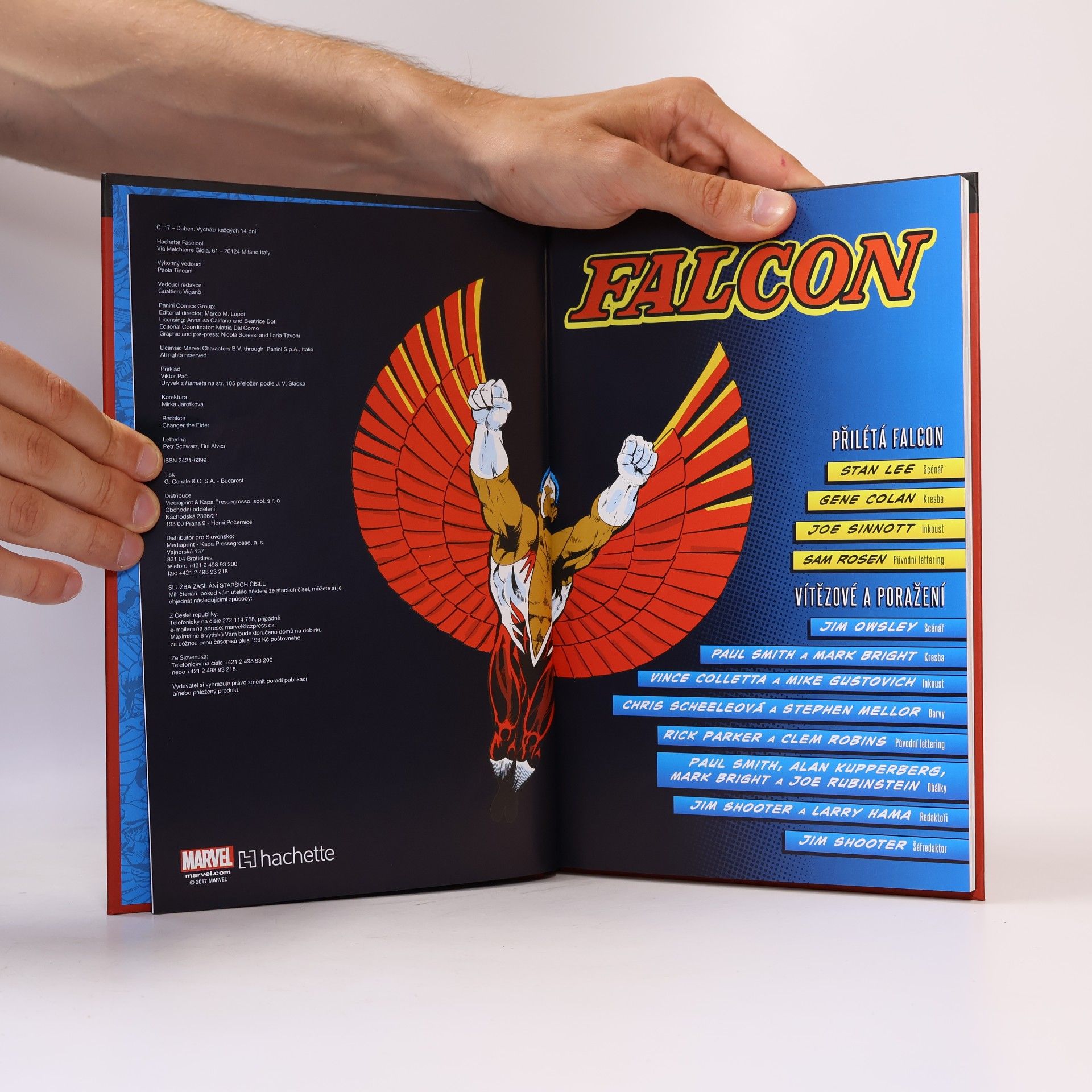 Stan Lee Nejmocnější hrdinové Marvelu. 17. Falcon