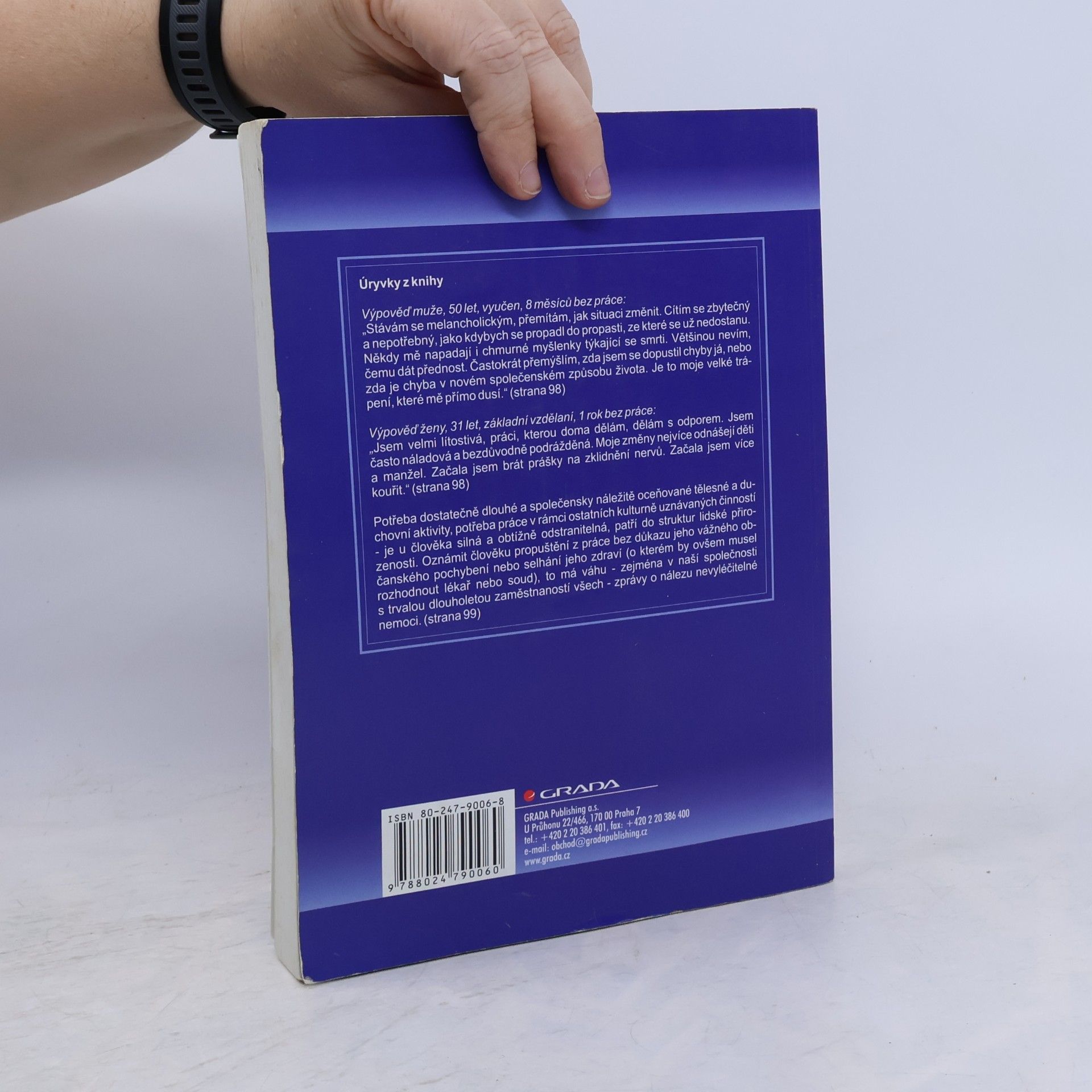 Božena Šmajsová Buchtová Nezaměstnanost