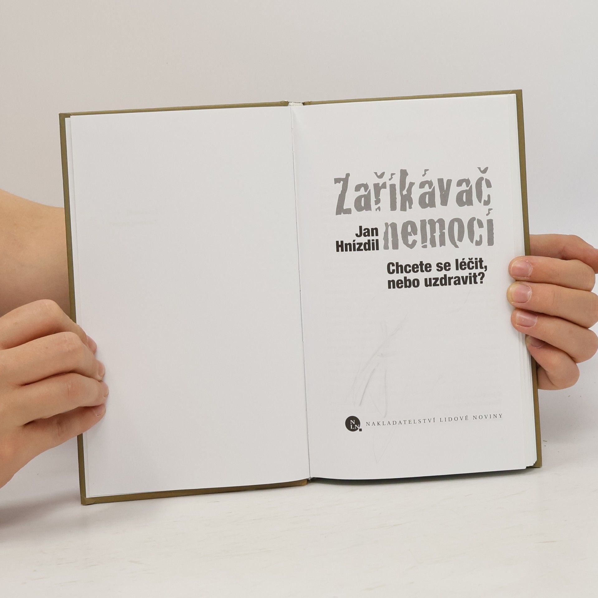 Jan Hnízdil Zaříkávač nemocí