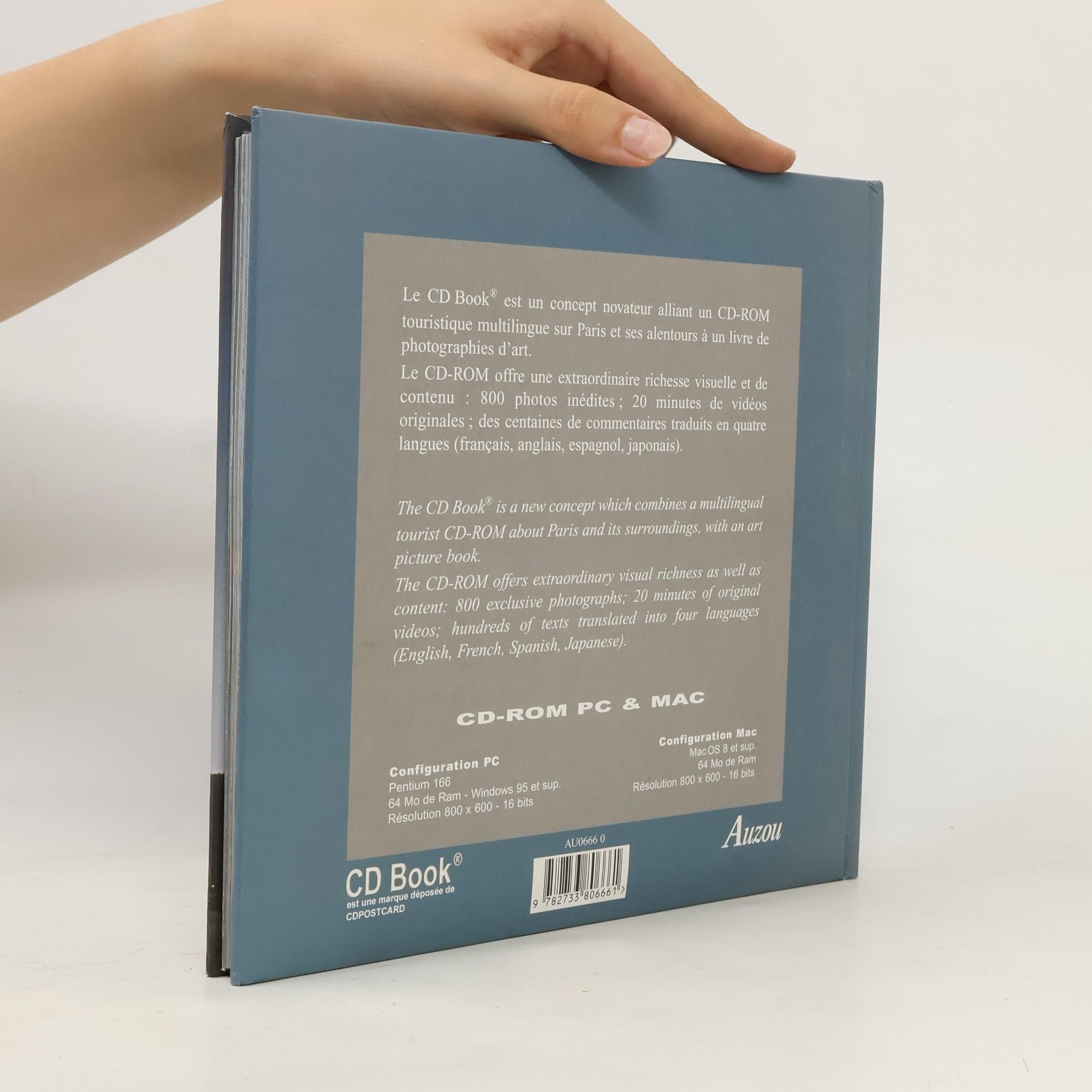 Vincent Mercier CD Book: Paris Interactive Edition Francais-Anglais-Espagnol-Japonais, Avec CD-ROM