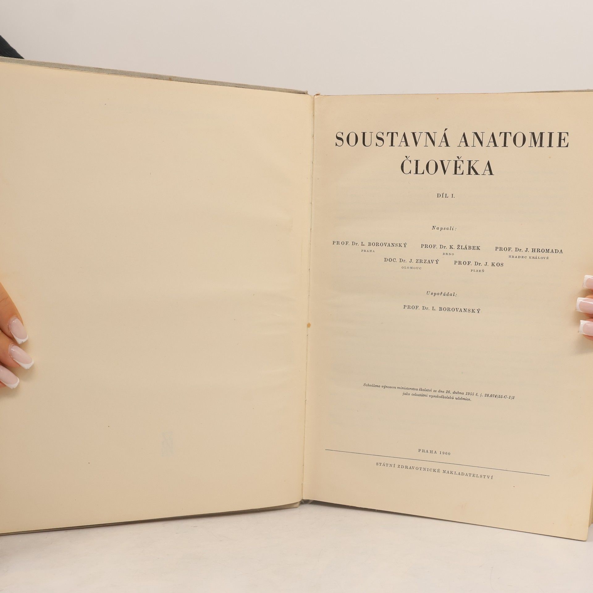 Kolektiv autorů Soustavná anatomie člověka I