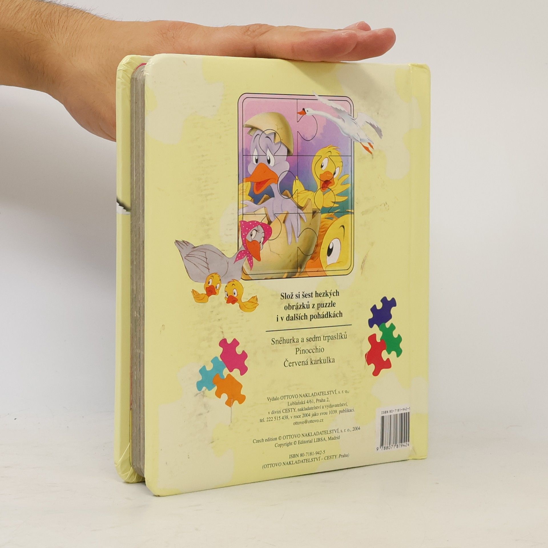 Kolektiv autorů Ošklivé káčátko: Pohádka s puzzle