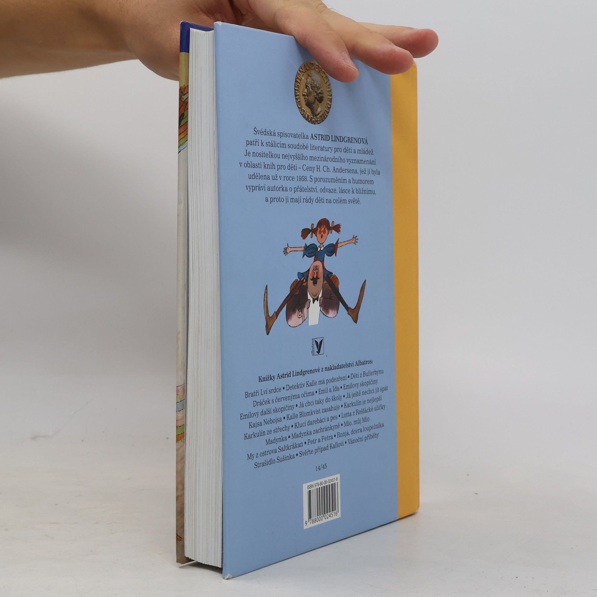 Astrid Lindgren Pipi Dlouhá punčocha