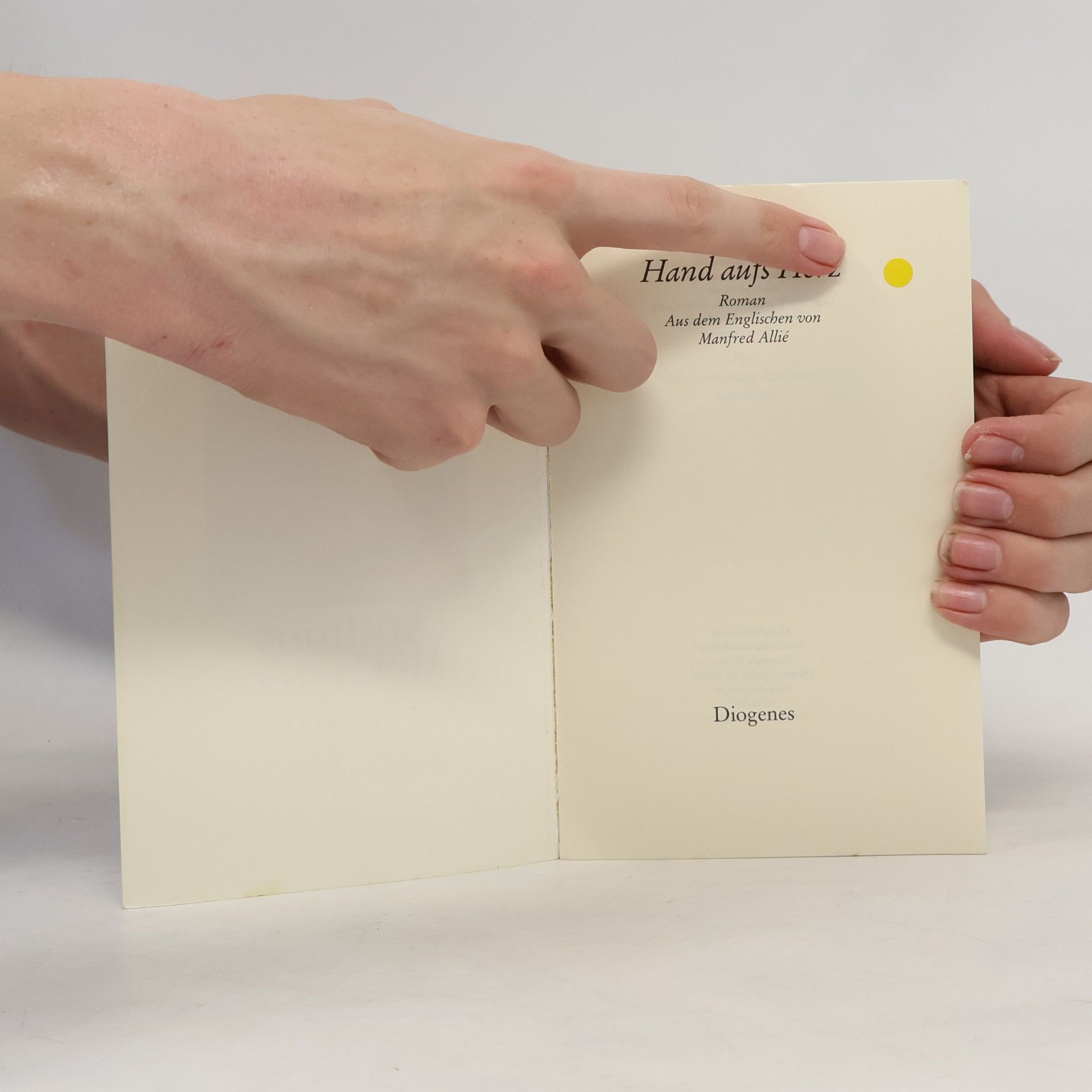 Anthony McCarten Hand aufs Herz