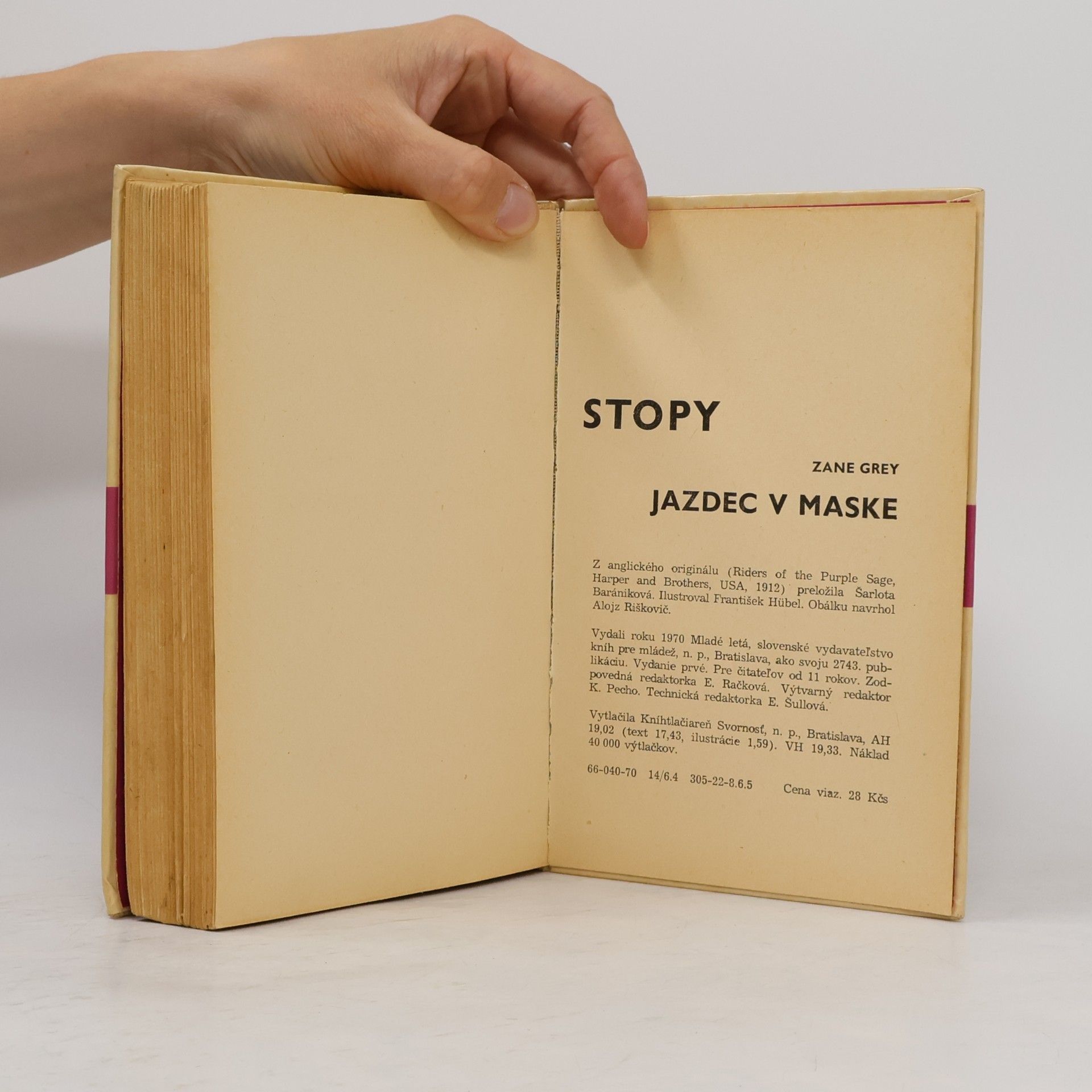 Zane Grey Jazdec v maske