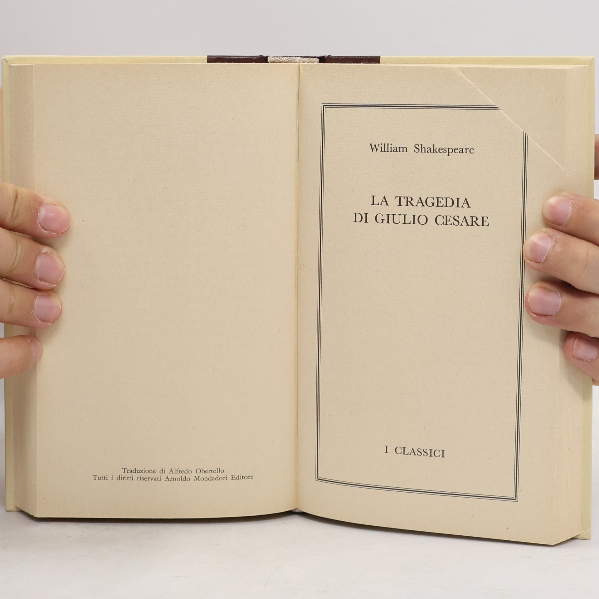 William Shakespeare Romeo e Giulietta. Giulio Cesare