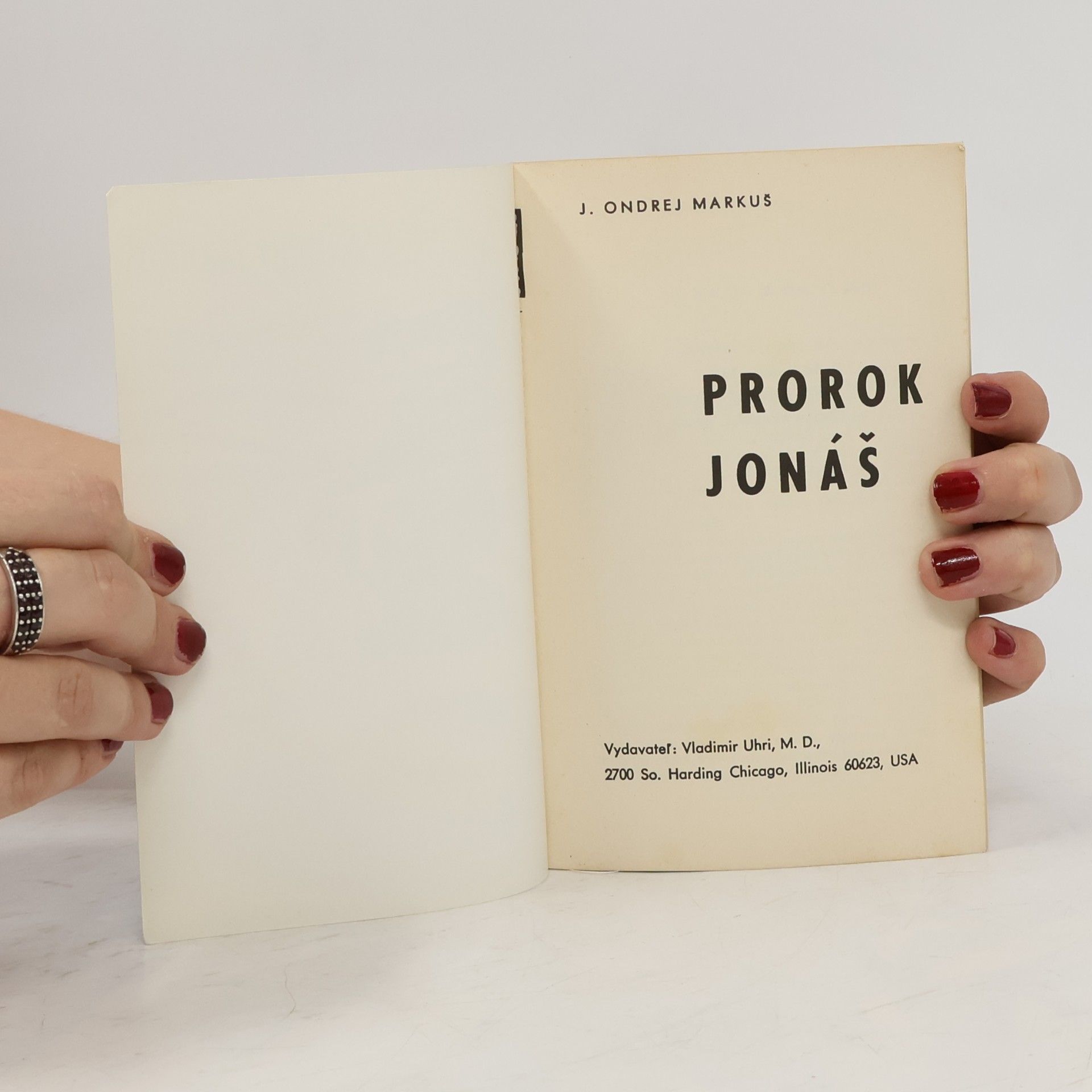 Jozef Ondrej Markuš Prorok Jonáš