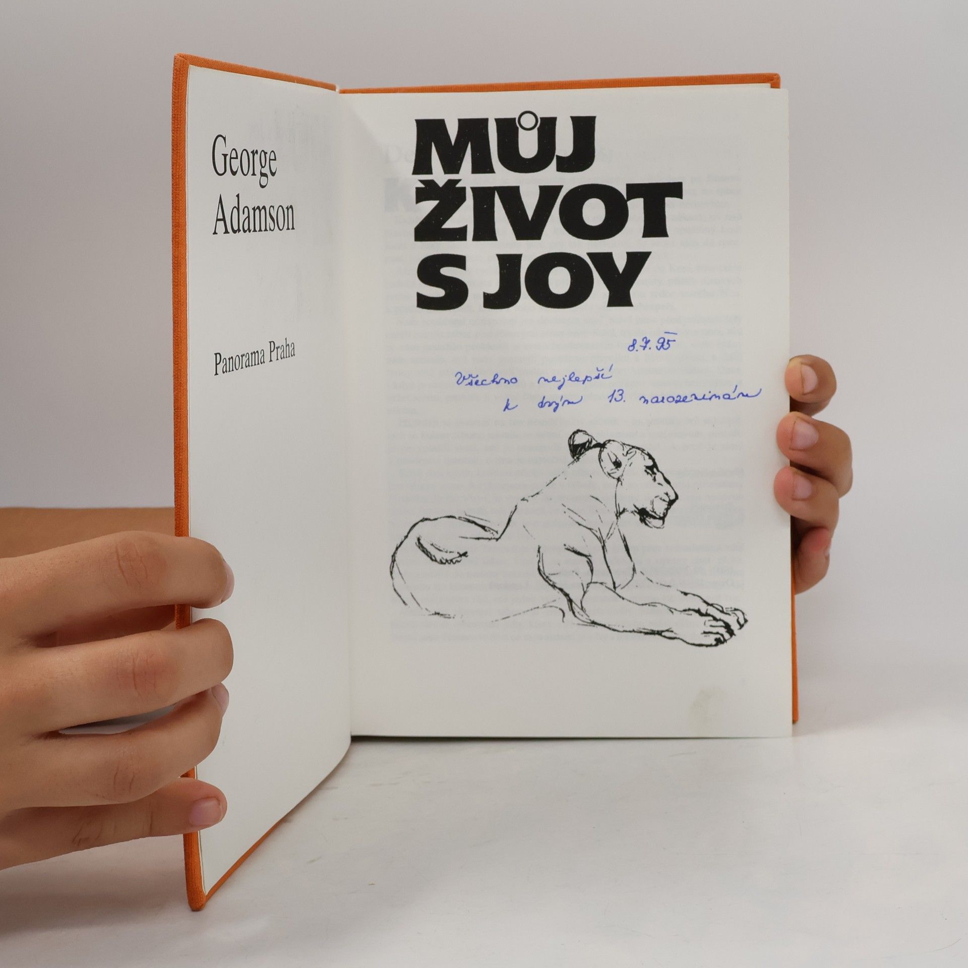 George Adamson Můj život s Joy