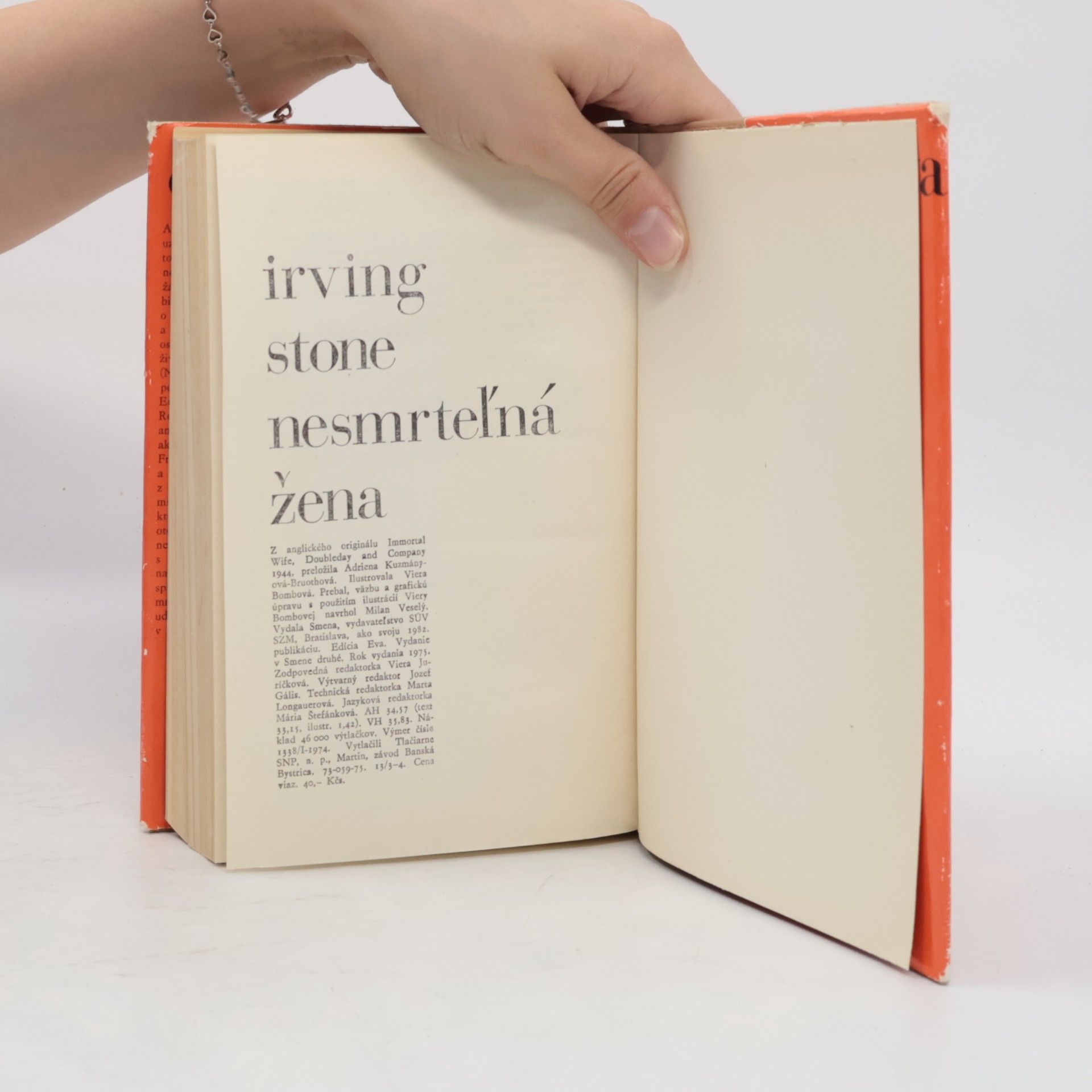 Irving Stone Nesmrteľná žena