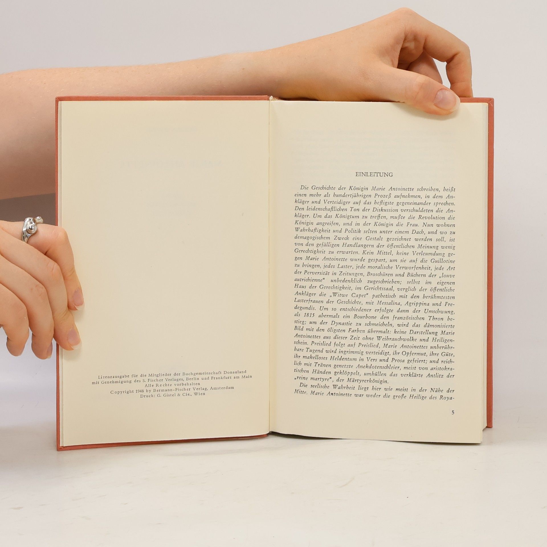 Stefan Zweig Marie Antoinette