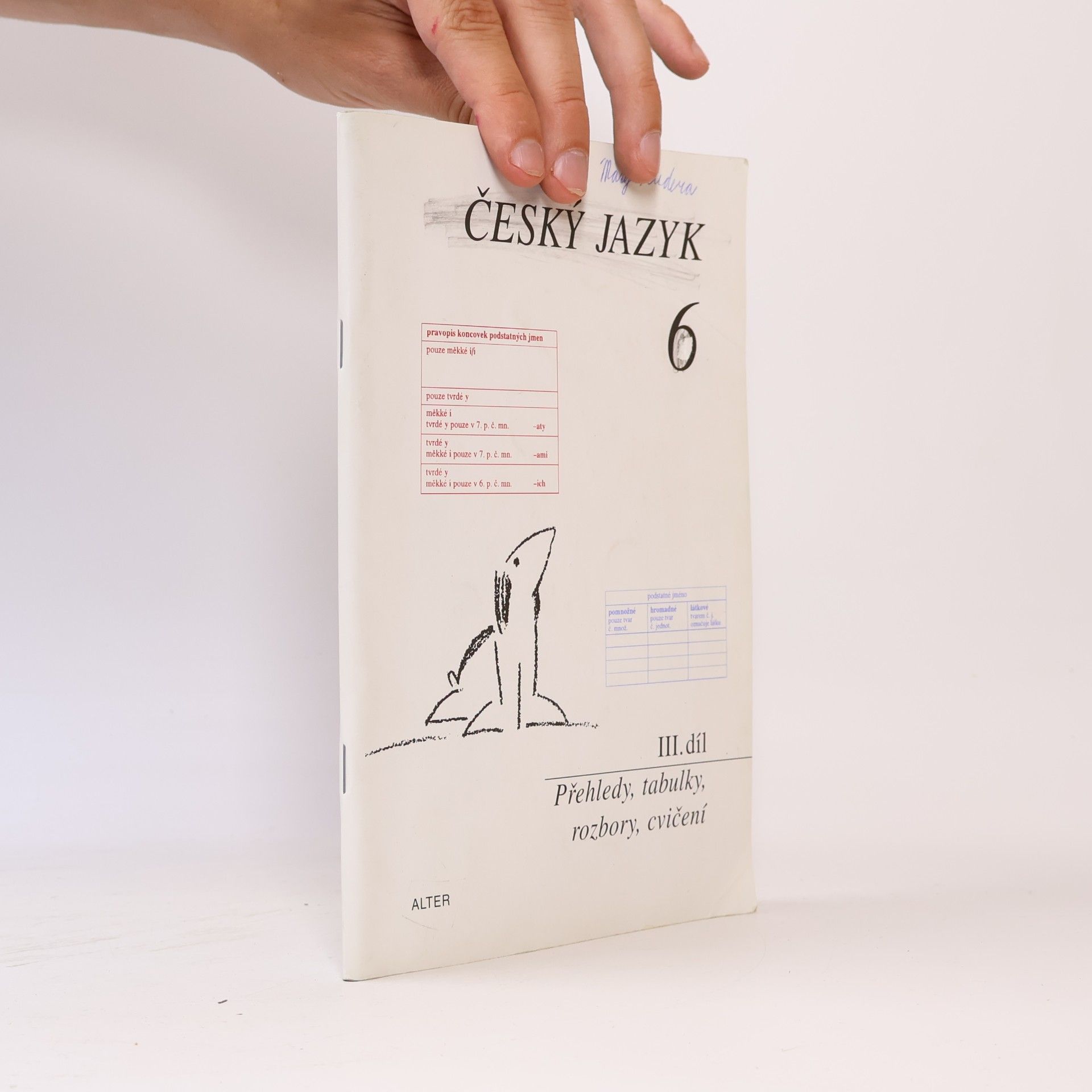 Český jazyk 6. III. díl, Přehledy, tabulky, rozbory, cvičení
