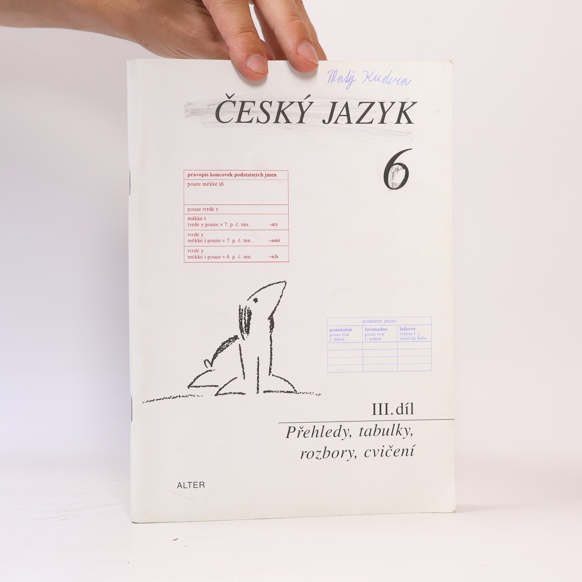 Eva Beránková Český jazyk 6. III. díl, Přehledy, tabulky, rozbory, cvičení