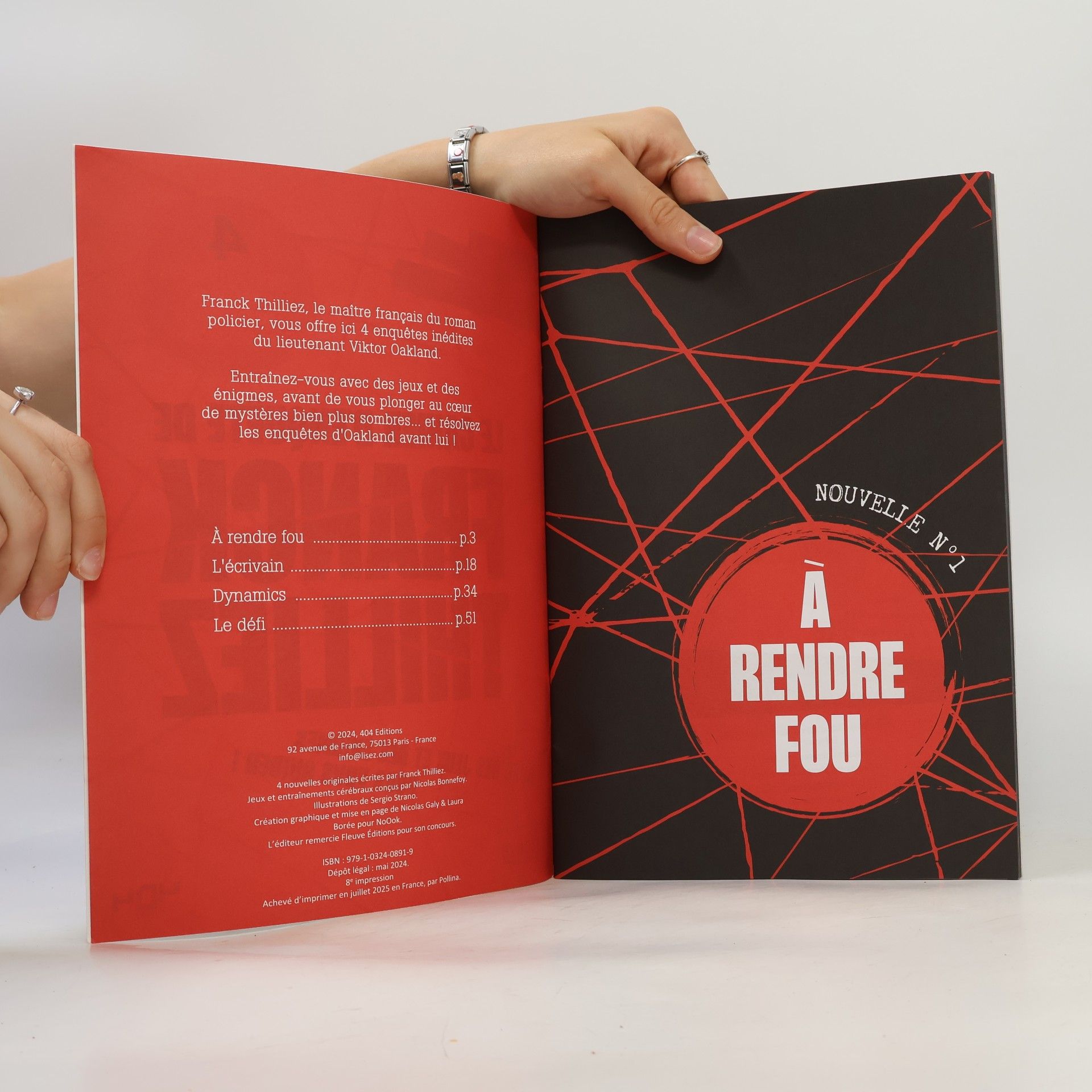 Franck Thilliez Le cahier d'enquête de Franck Thilliez