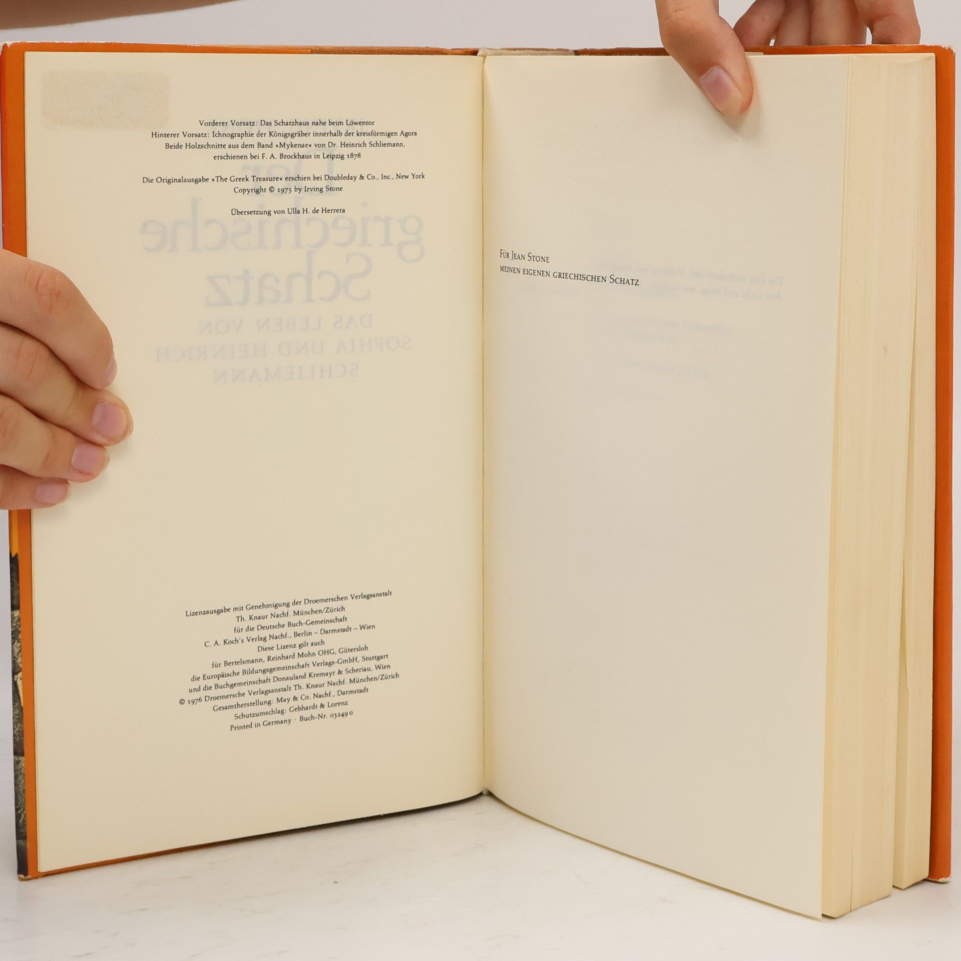 Irving Stone Der griechische Schatz
