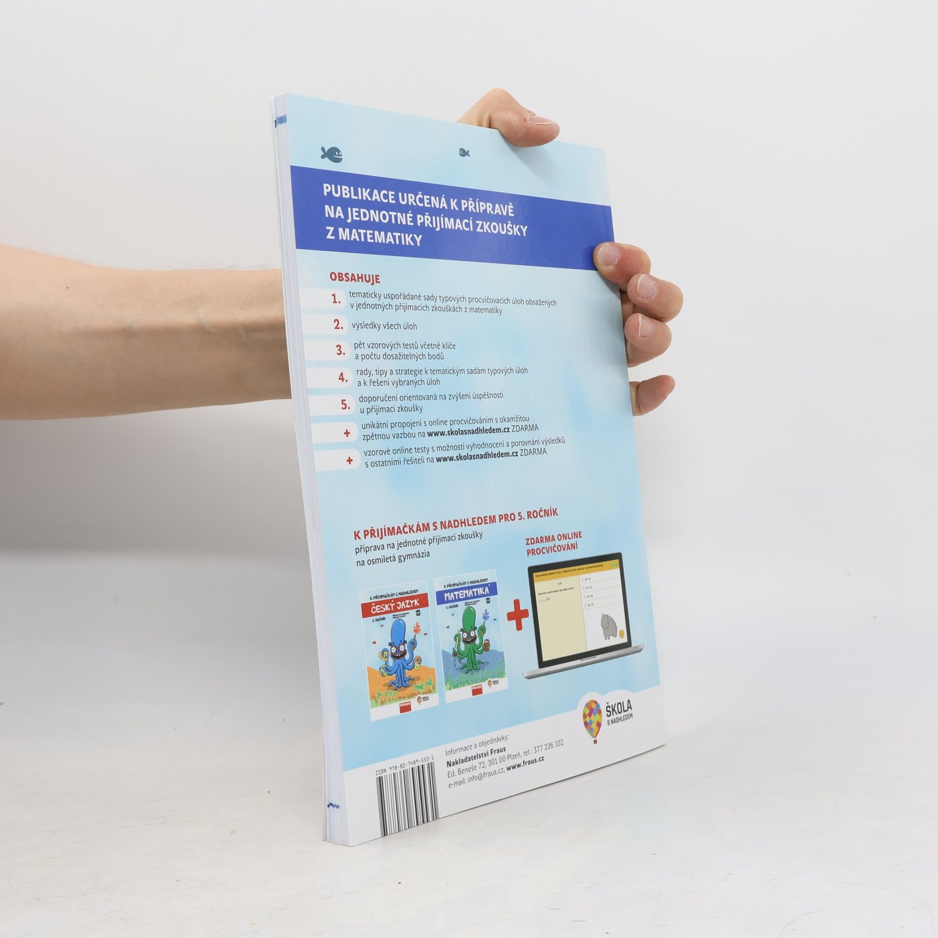 Hana Kuřítková K přijímačkám s nadhledem : příprava na jednotné přijímací zkoušky : matematika : 5. ročník