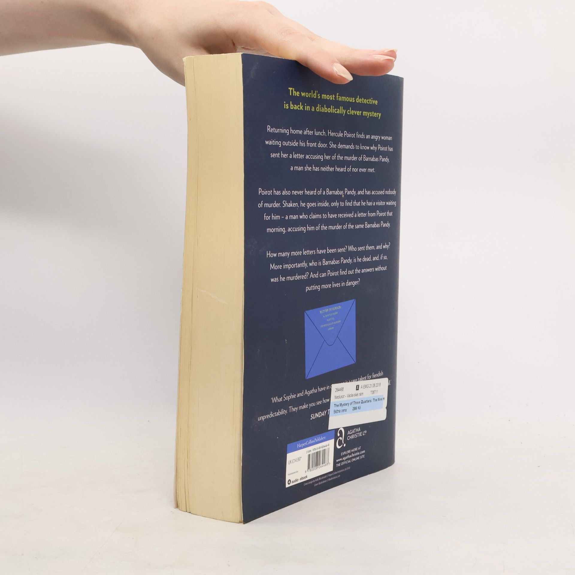 Sophie Hannah The Mystery of Three Quarters : the New Hercule Poirot Mystery