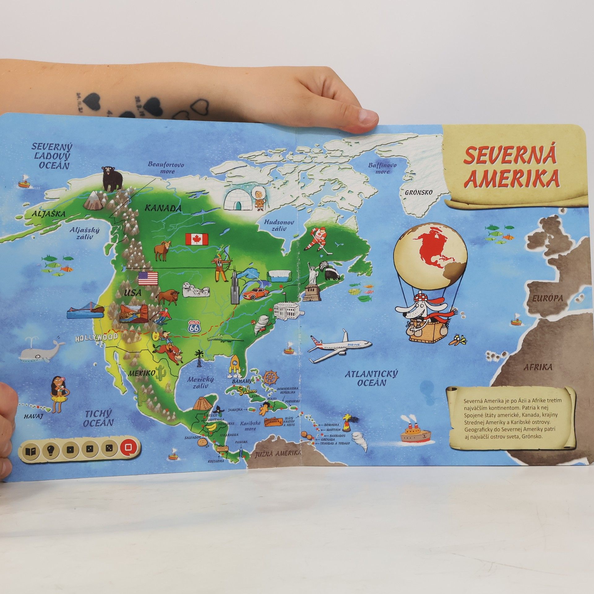 Collectif d'auteurs Atlas sveta : interaktívna hovoriaca knižka