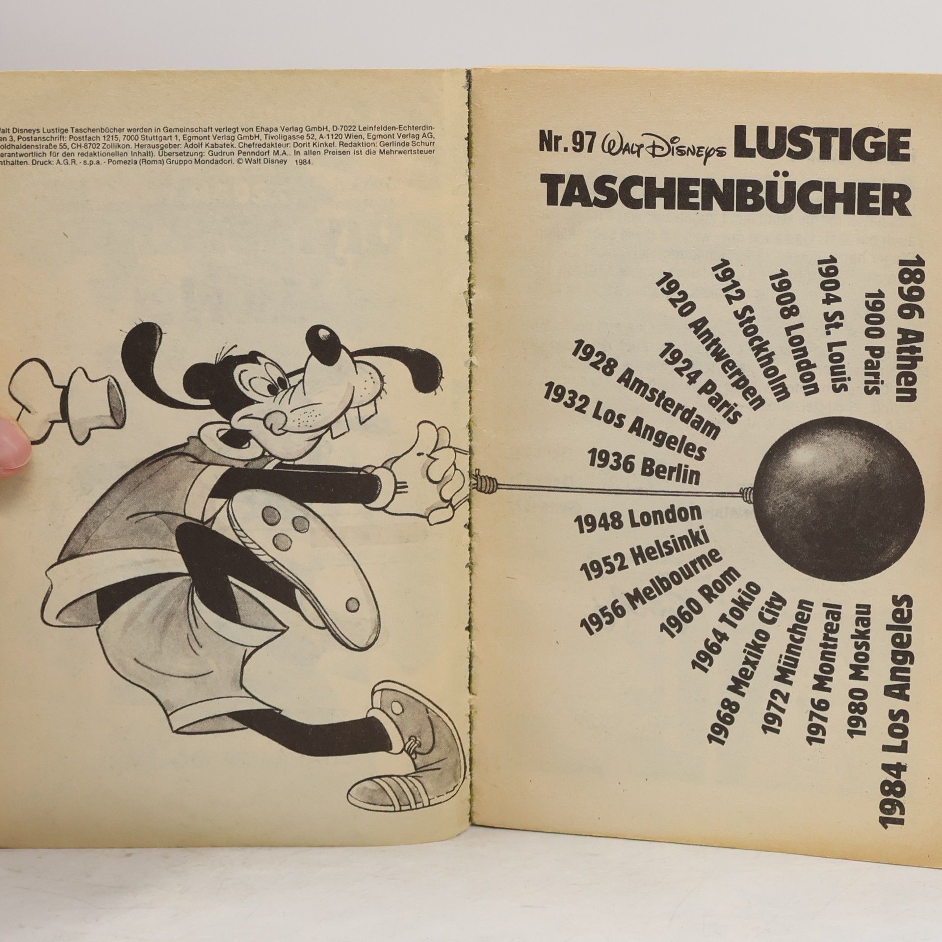 Various authors Lustiges Taschenbuch 97. Olympisches Allerlei